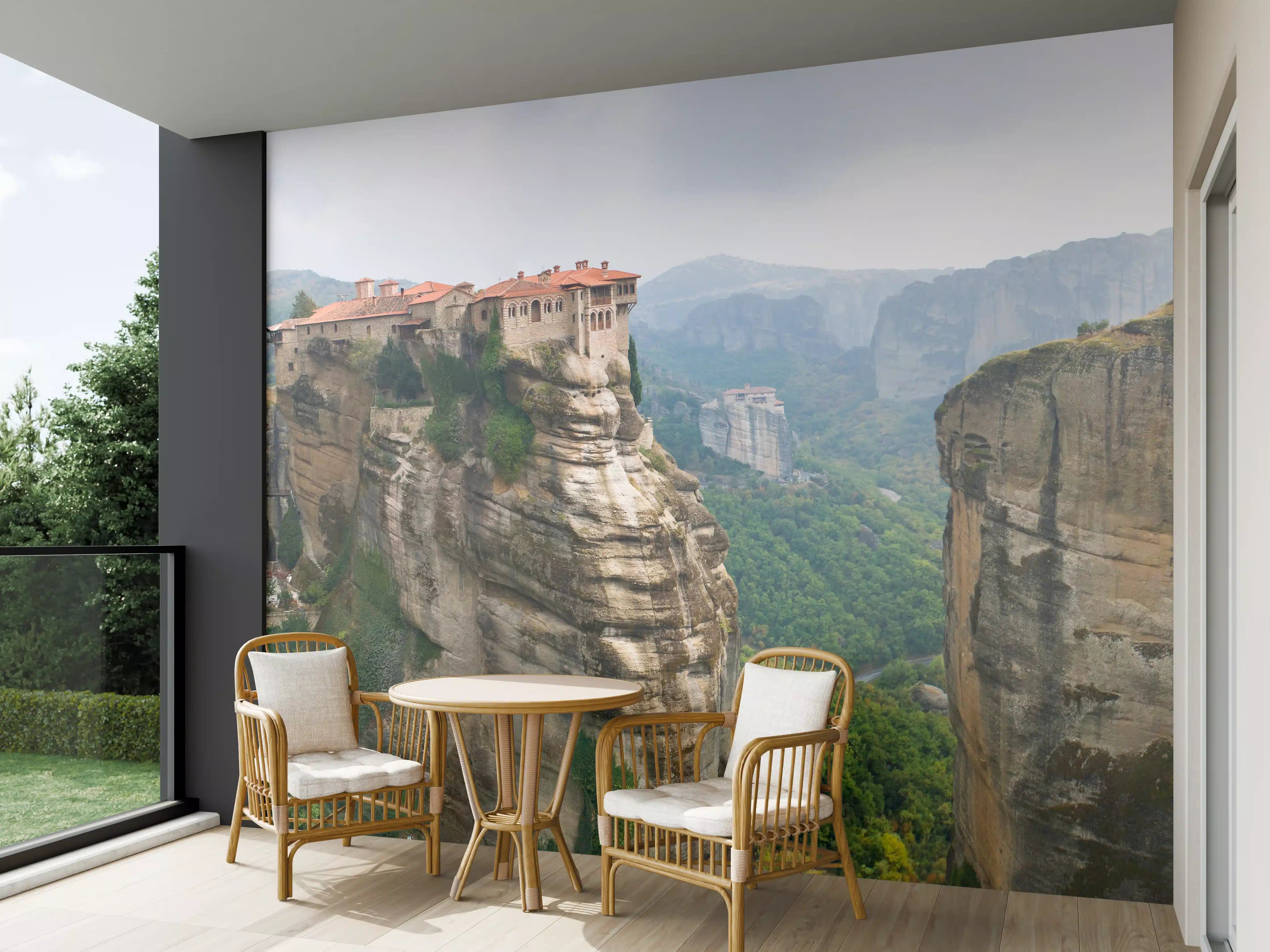 Wandverkleidung außen - Kloster von Varlaam in Kalambaka