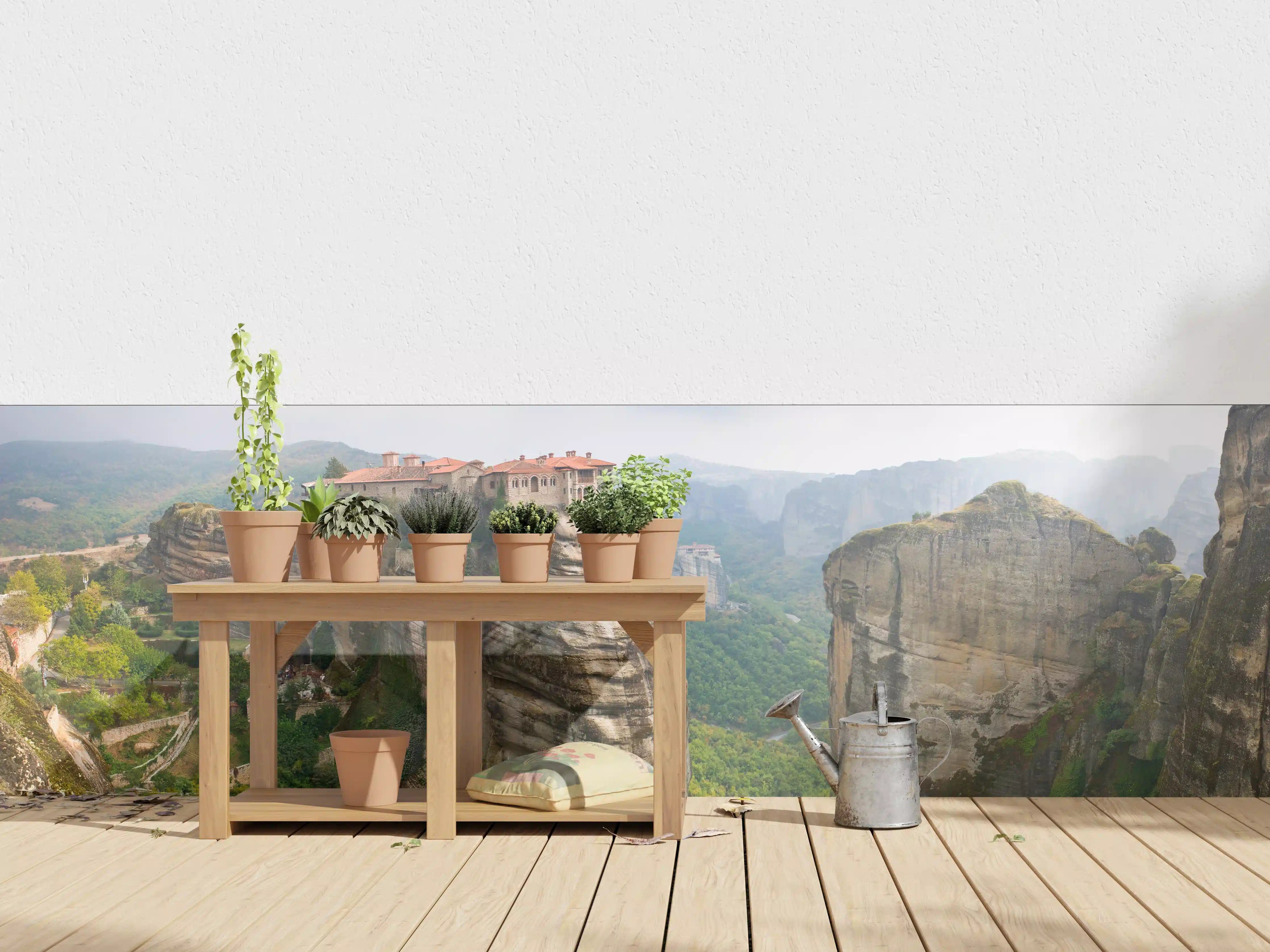 Wandverkleidung außen - Kloster von Varlaam in Kalambaka