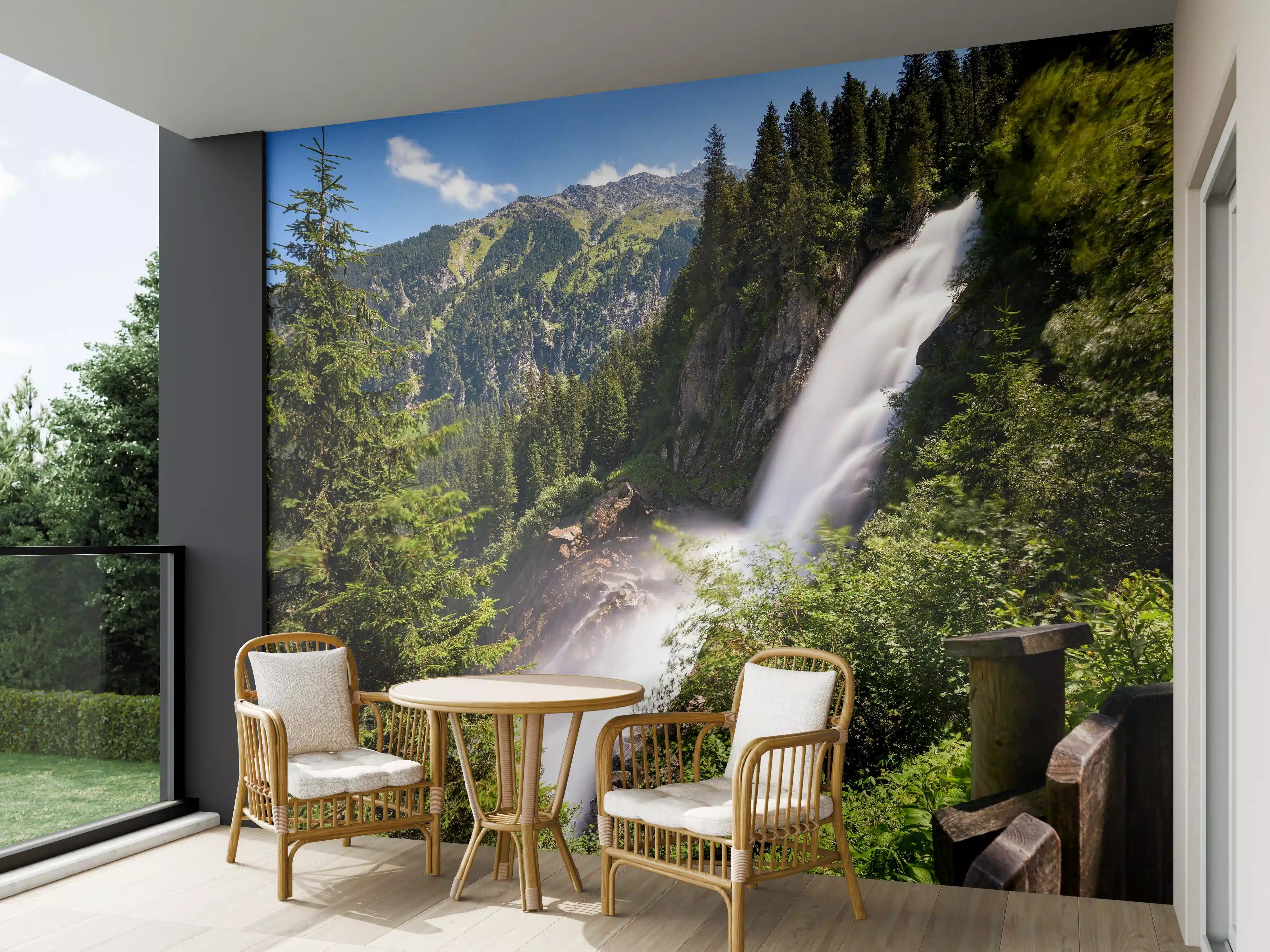 Wandverkleidung außen - Krimmler Wasserfall