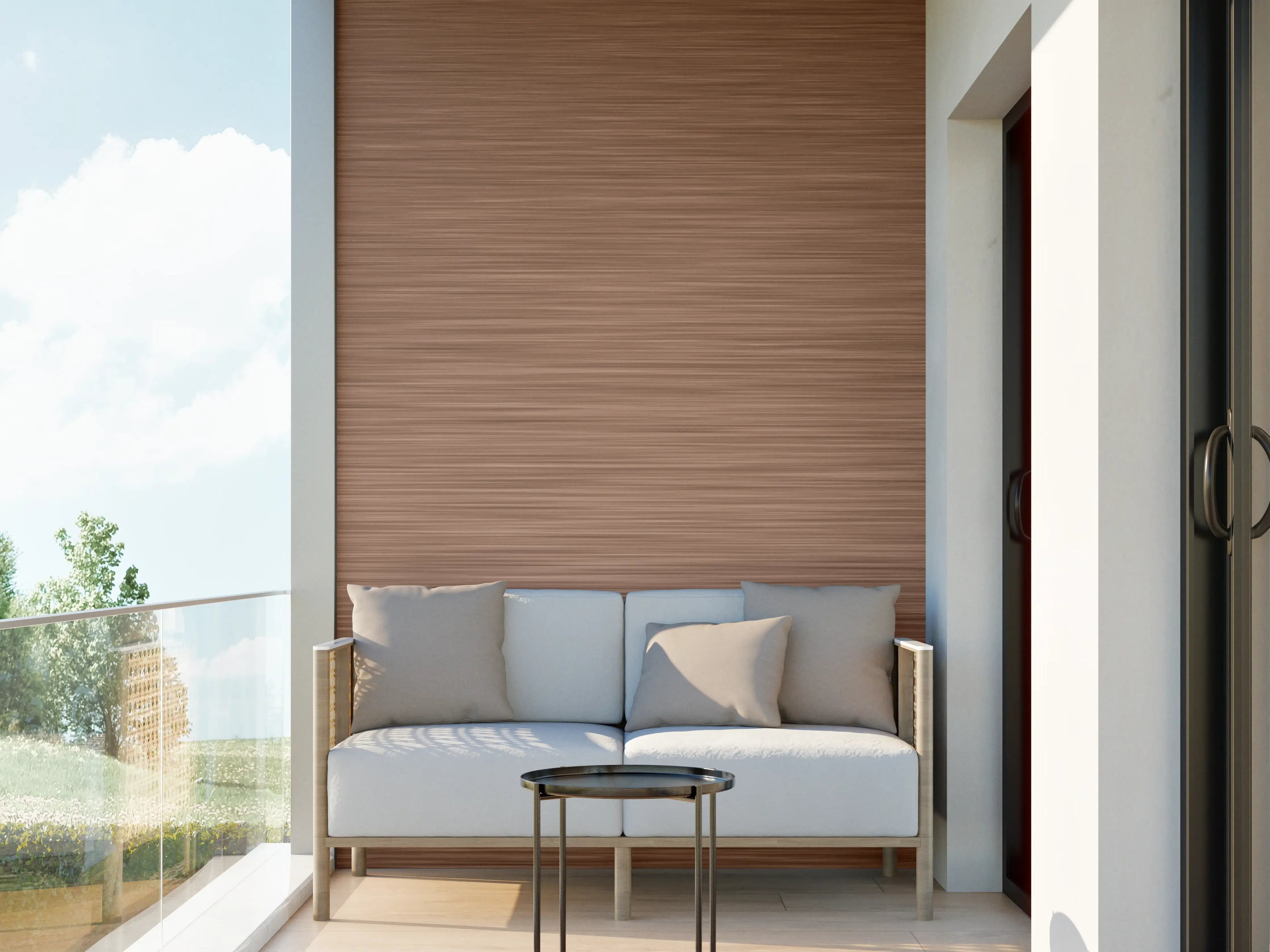 Wandverkleidung außen - Kupfer - ALU Prime - Metall Gebürstet