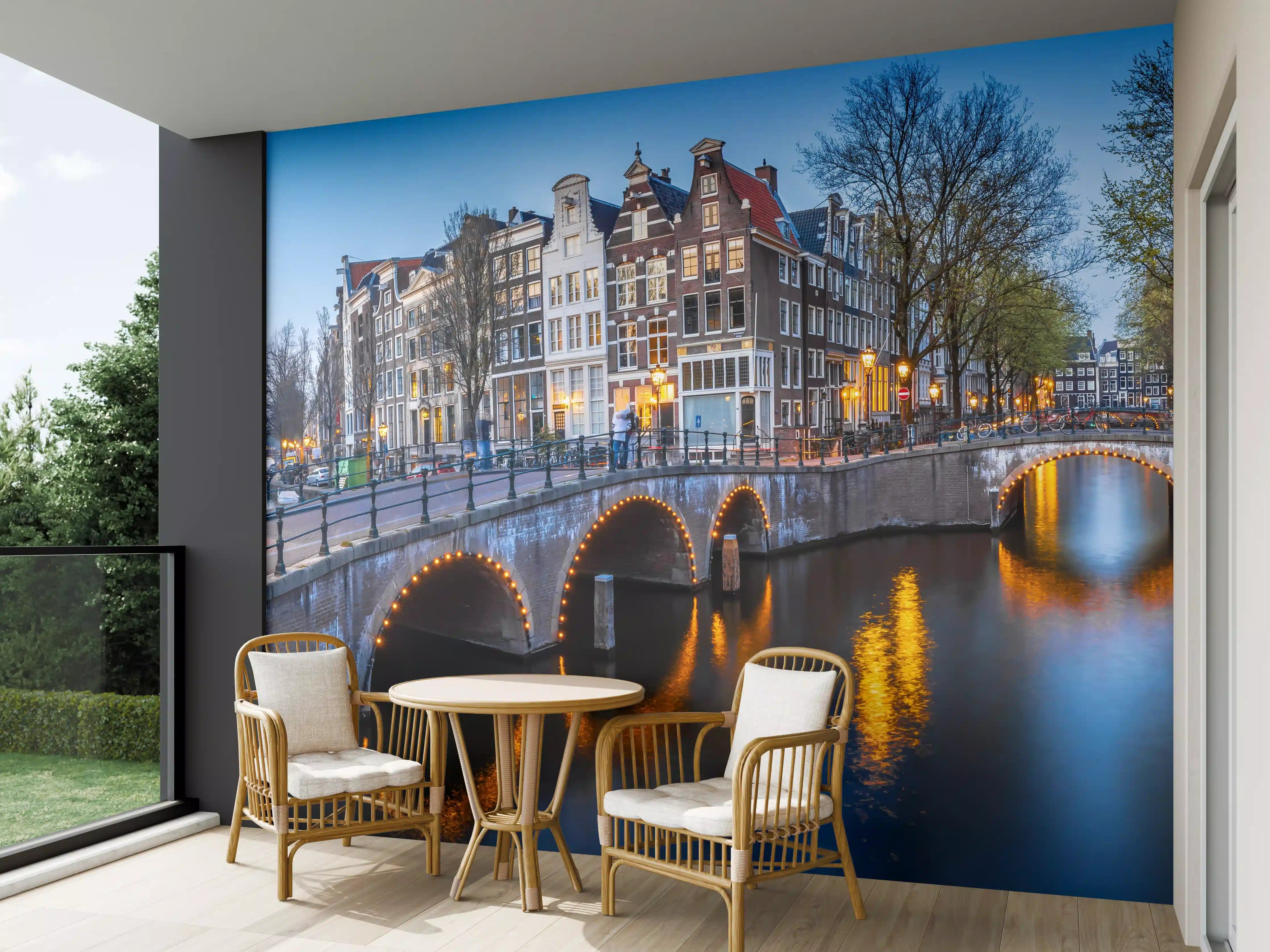 Wandverkleidung außen - Leidsegracht-Brücke - Amsterdam