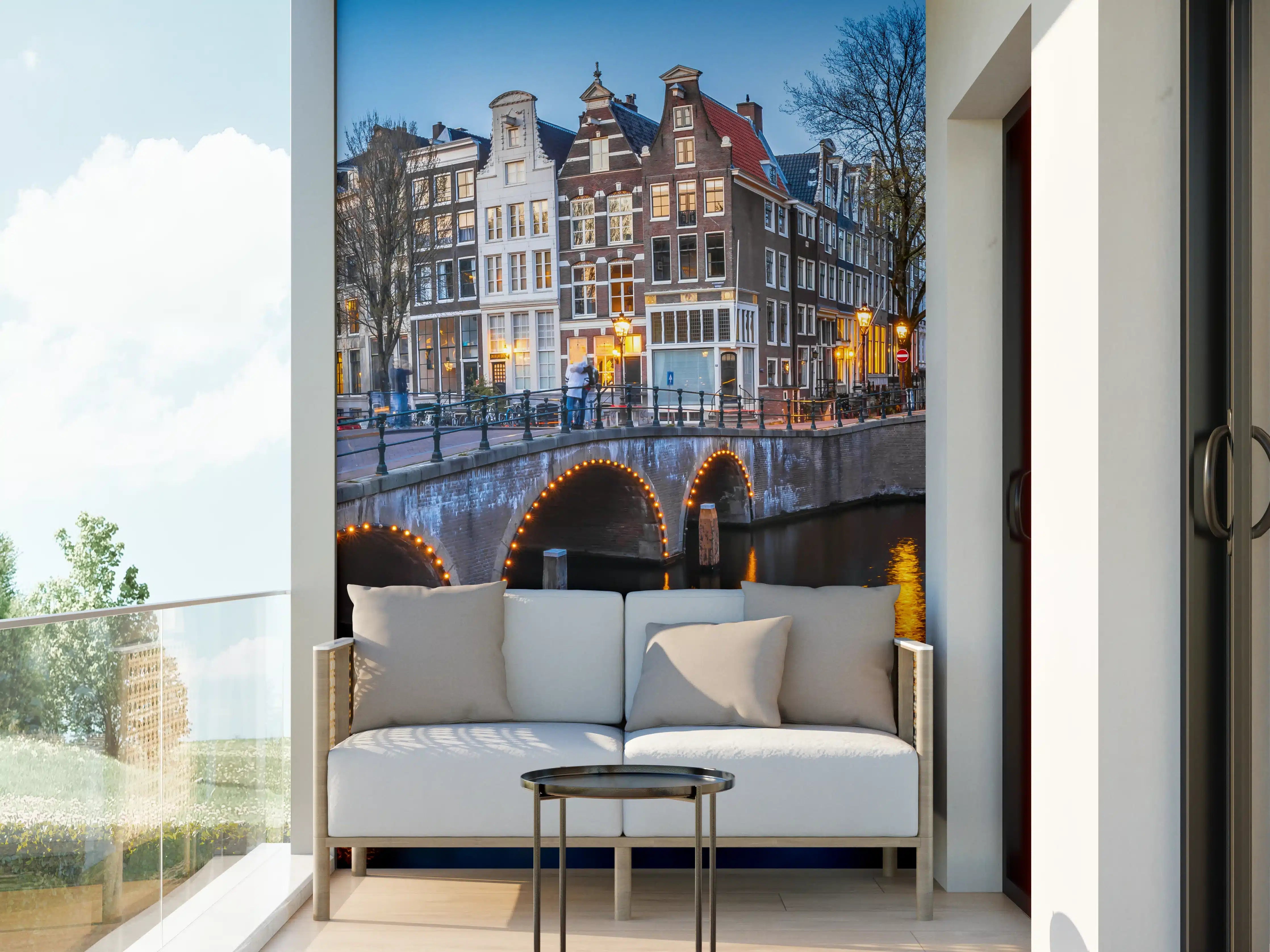 Wandverkleidung außen - Leidsegracht-Brücke - Amsterdam