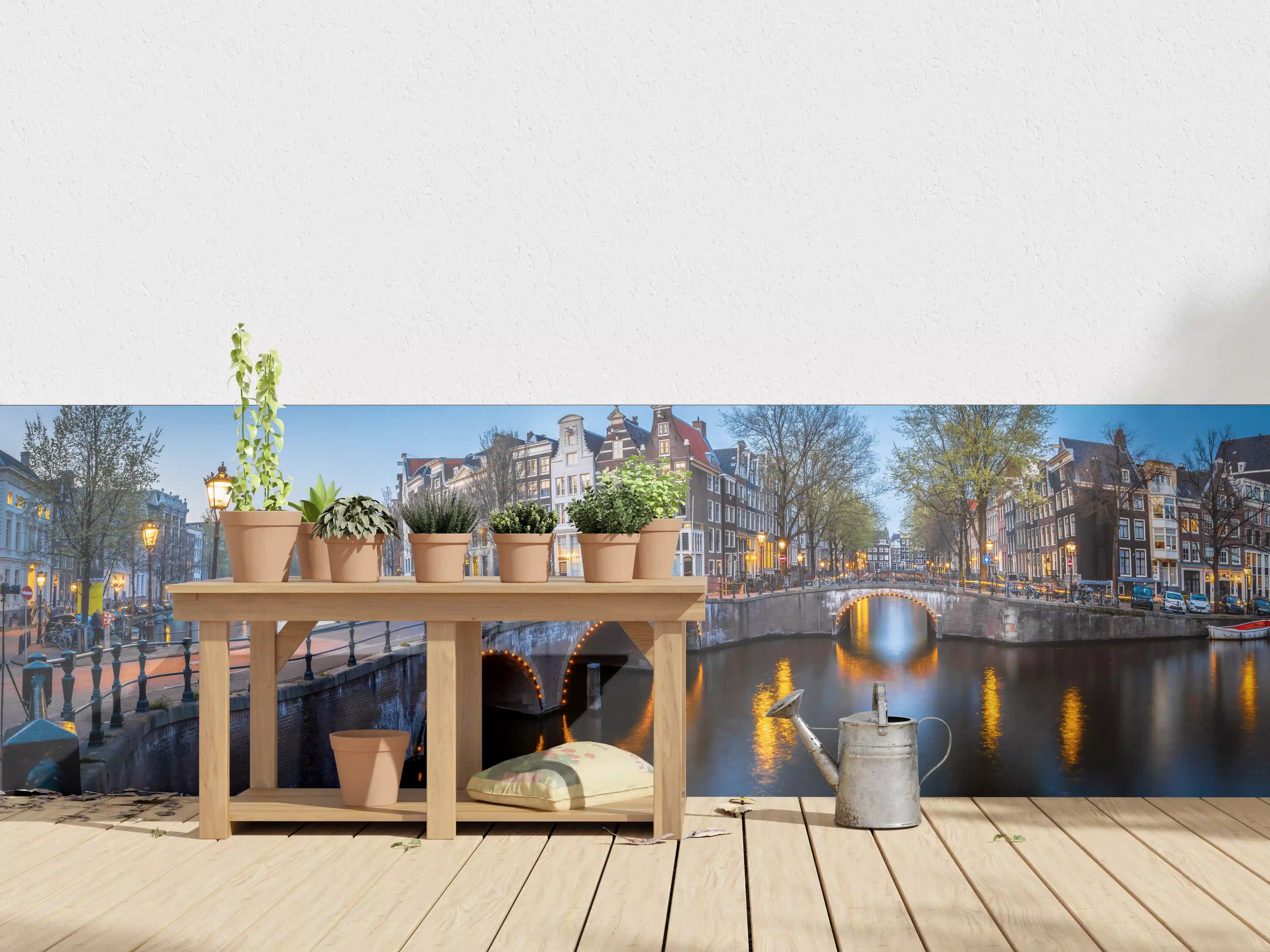 Wandverkleidung außen - Leidsegracht-Brücke - Amsterdam