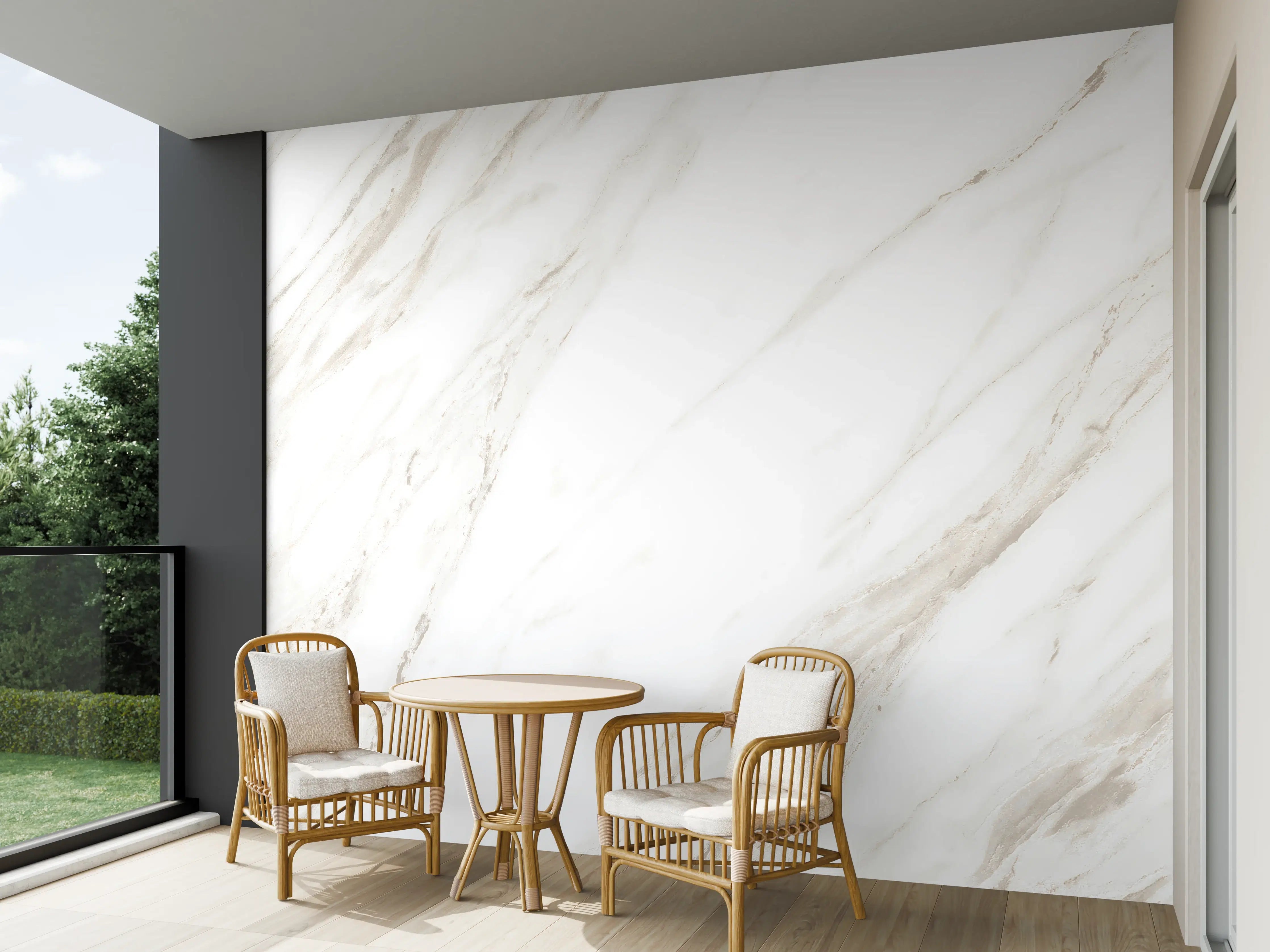 Wandverkleidung außen - Luxuriöses Marmor Design