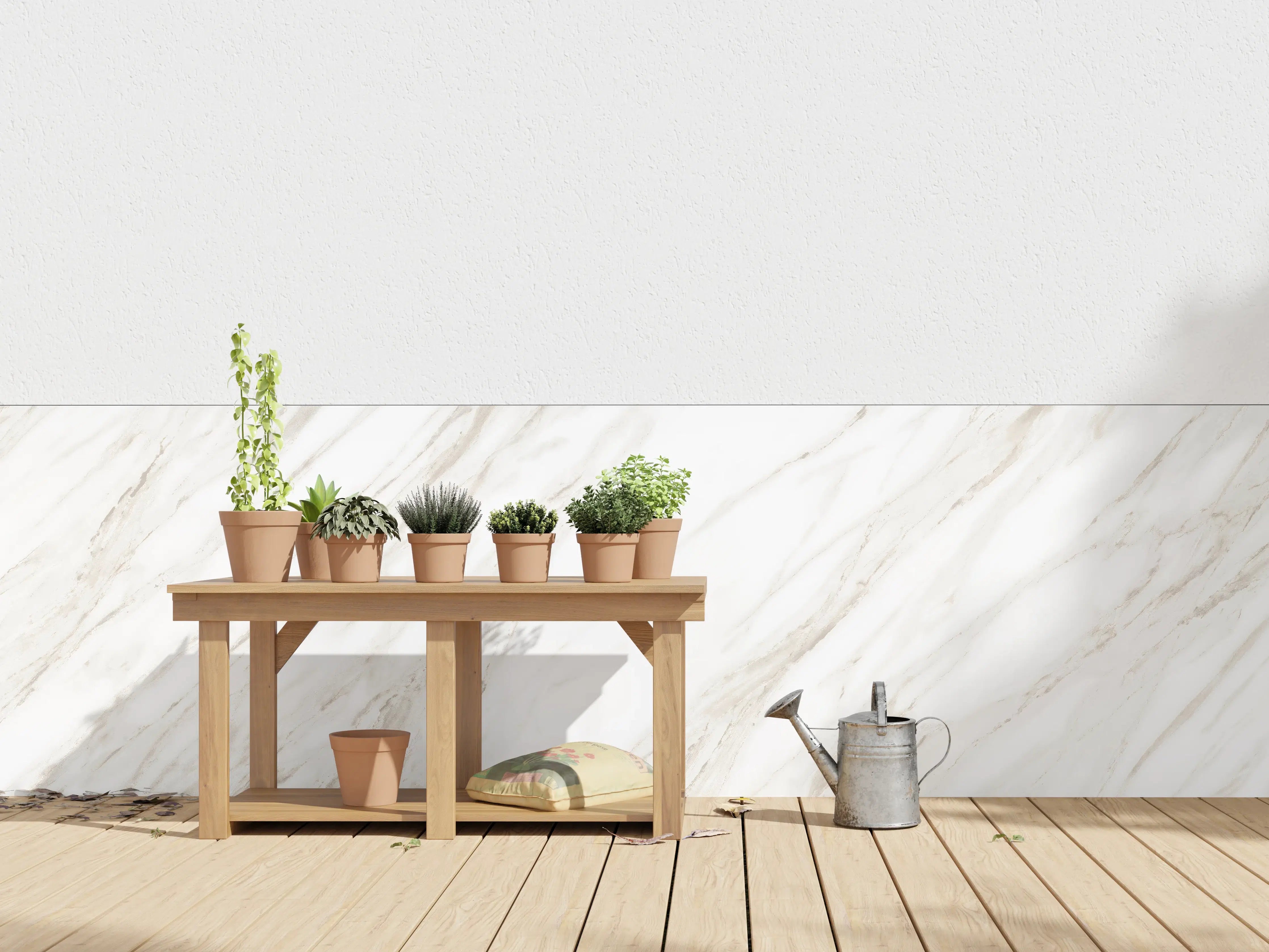 Wandverkleidung außen - Luxuriöses Marmor Design