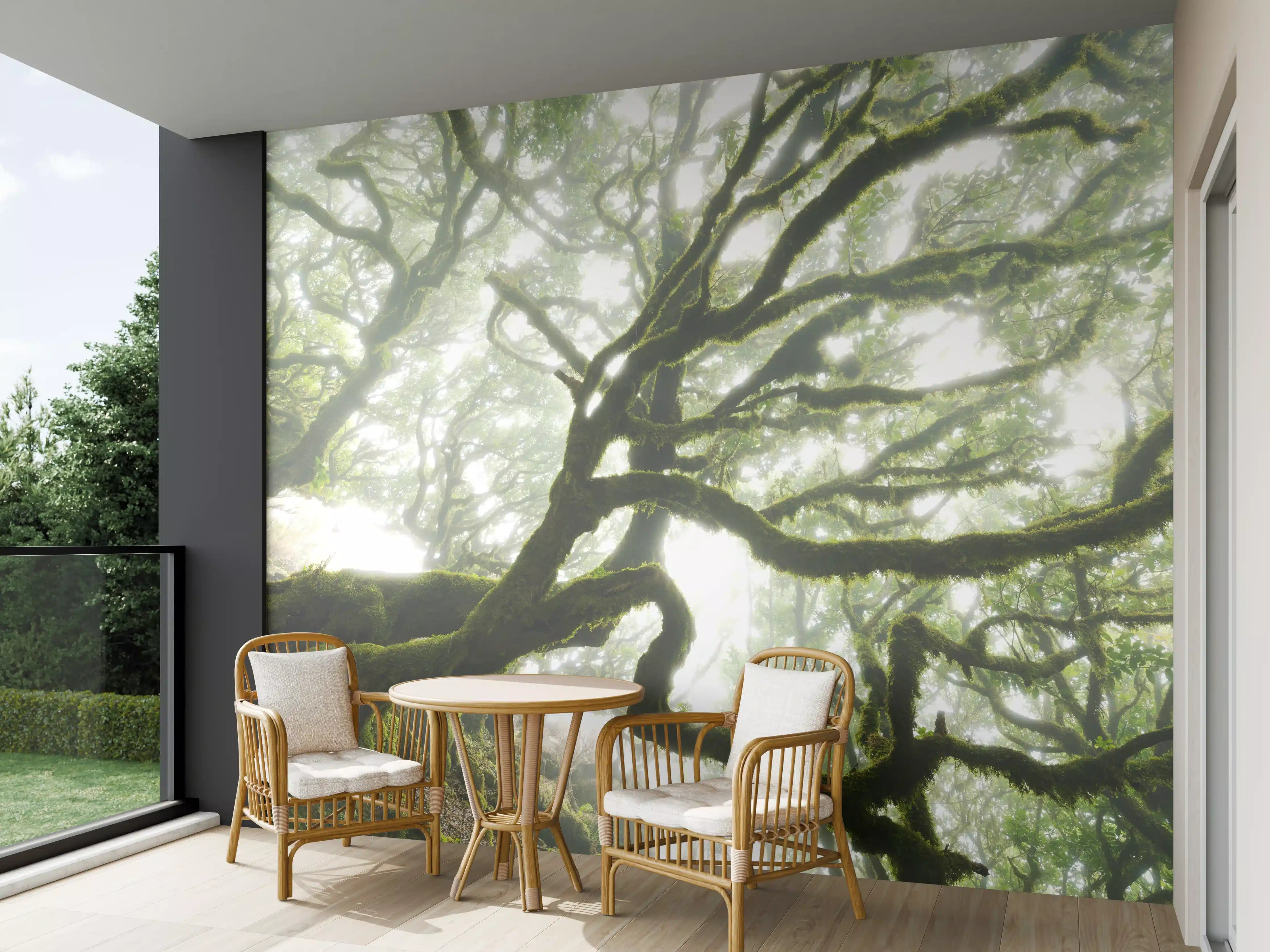 Wandverkleidung außen - Magischer Baum