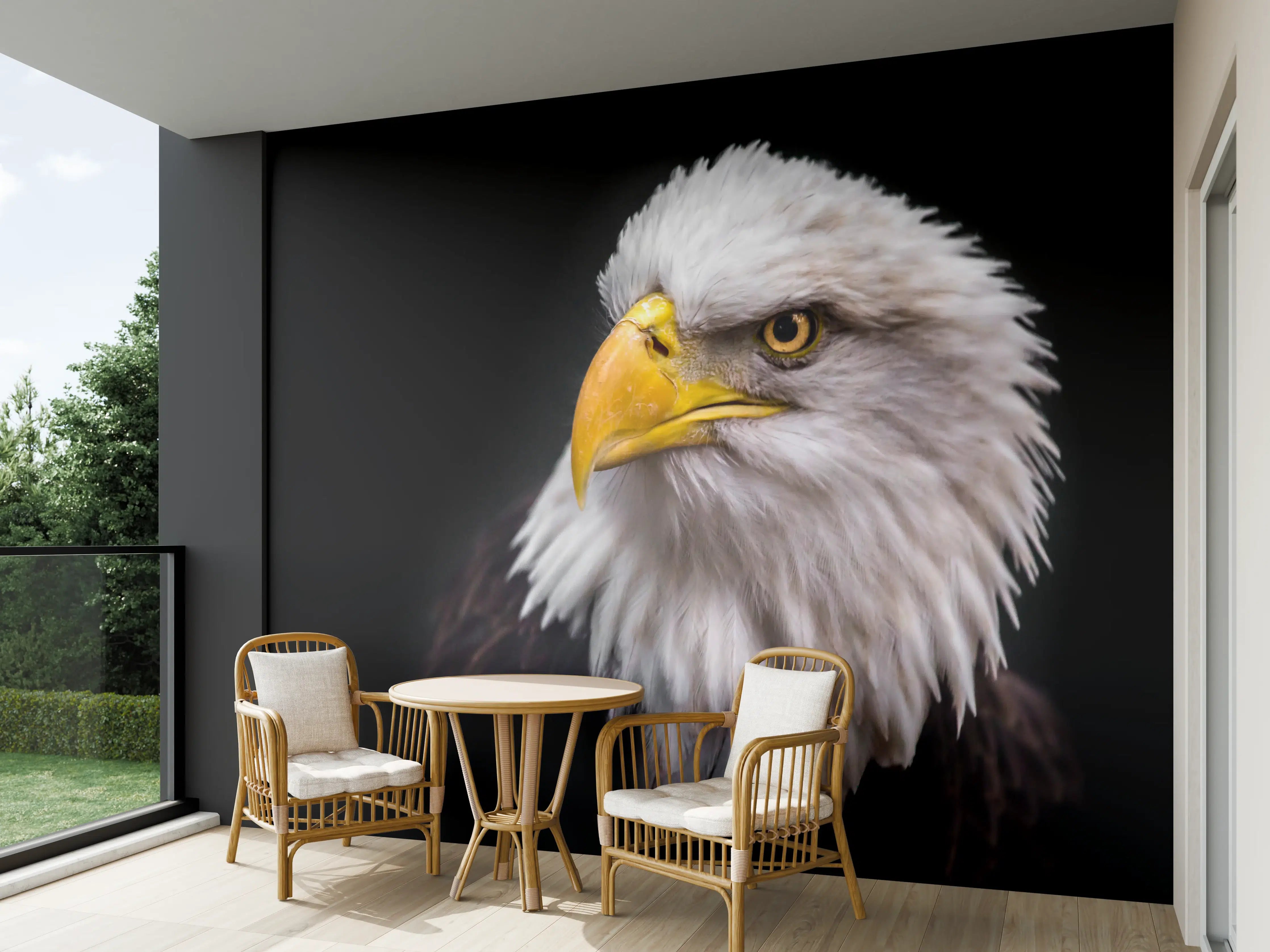 Wandverkleidung außen - Majestätischer Adler