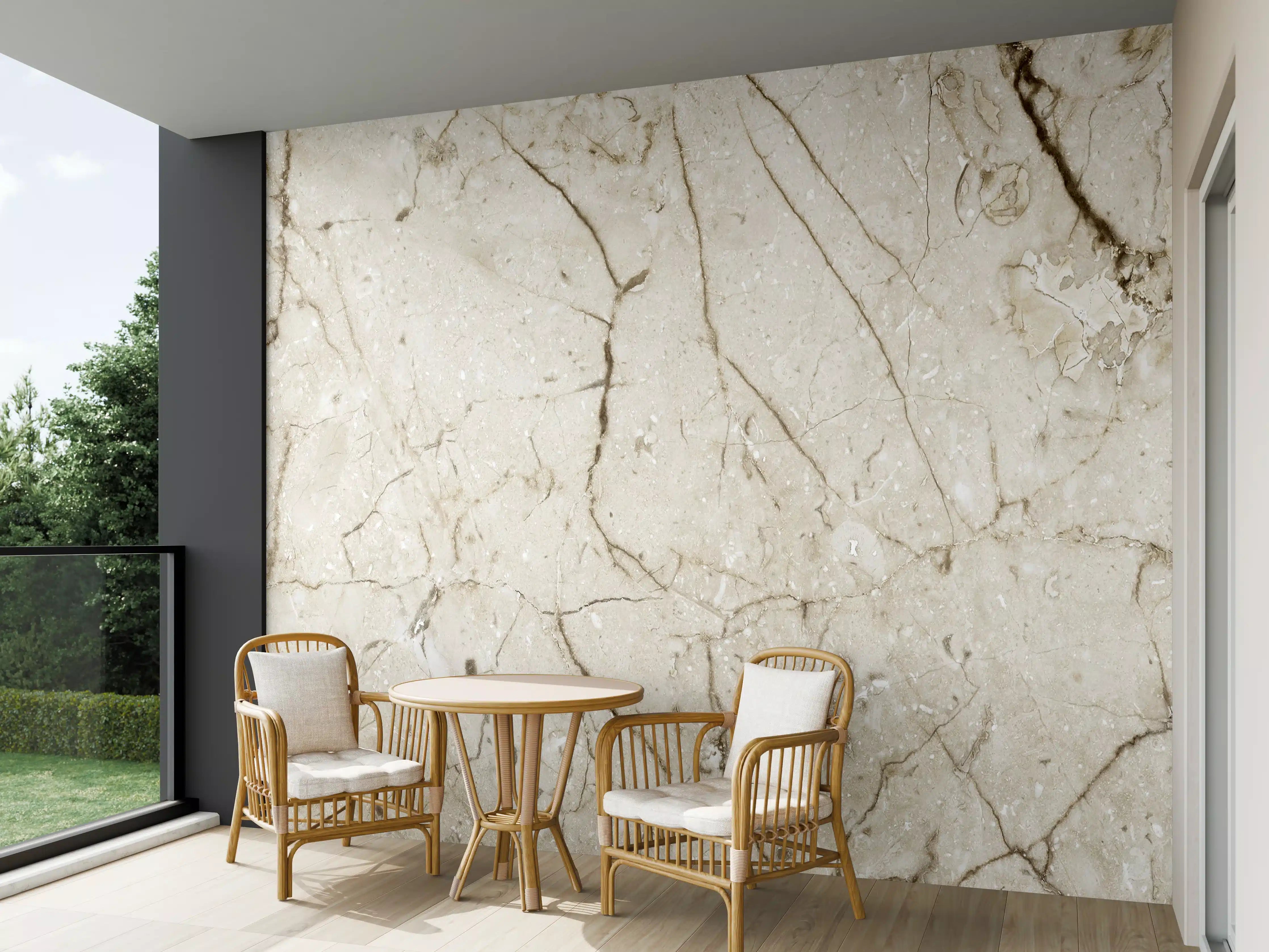 Wandverkleidung außen - Marmor Hintergrund - Beige