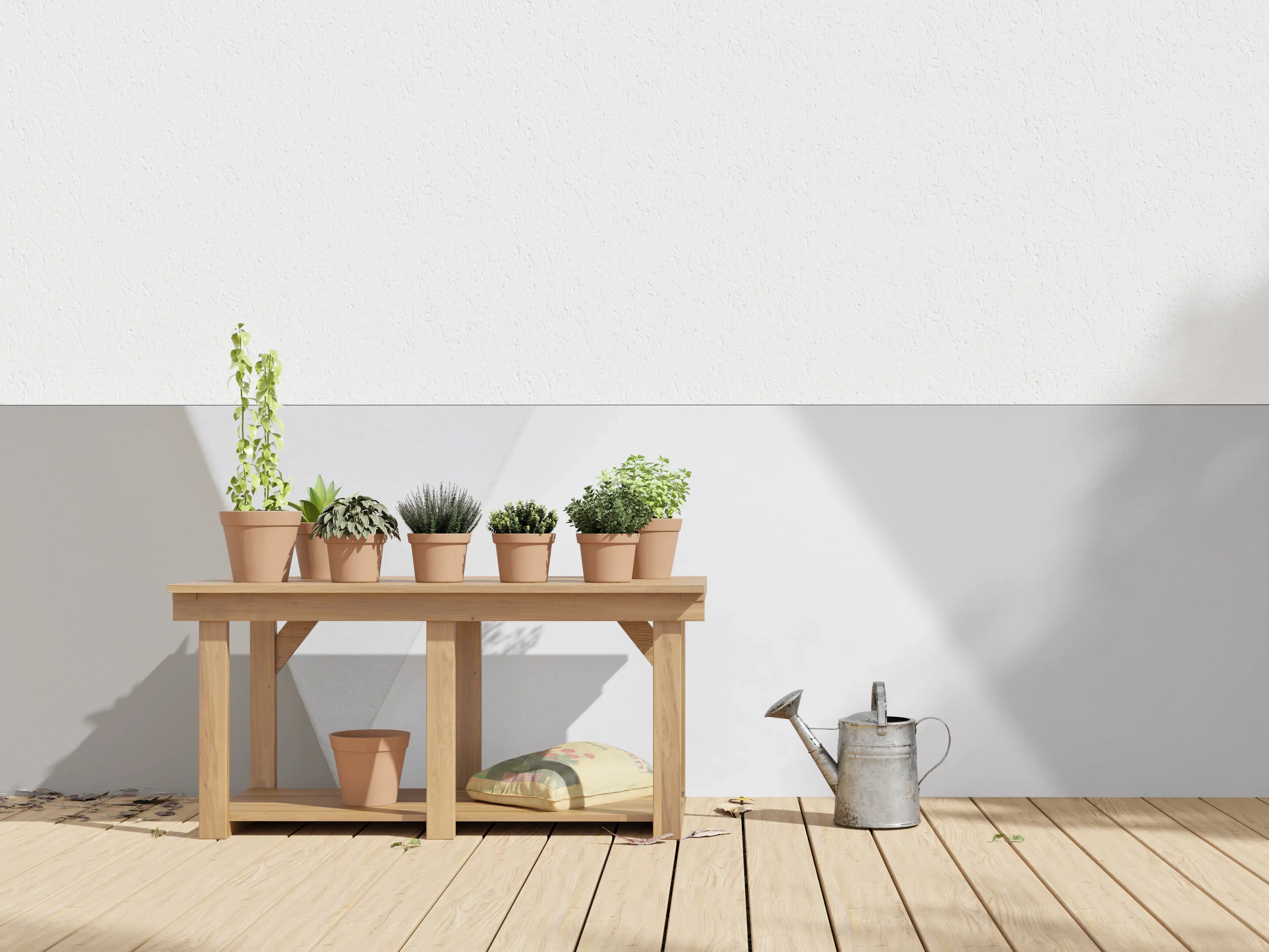 Wandverkleidung außen - Minimalistische Weiß-Grau Papierfaltung