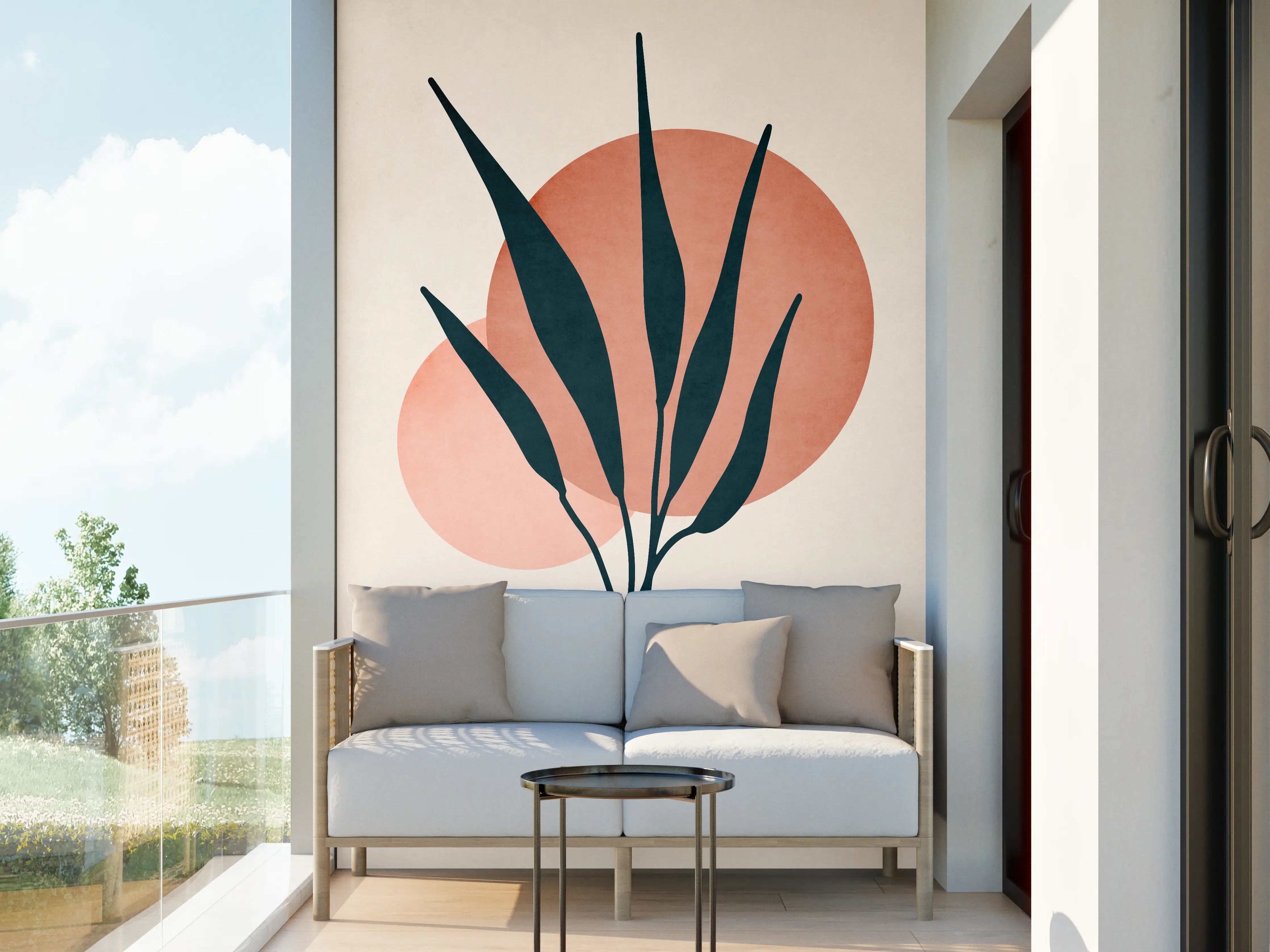 Wandverkleidung außen - Moderne Darstellung - Floral