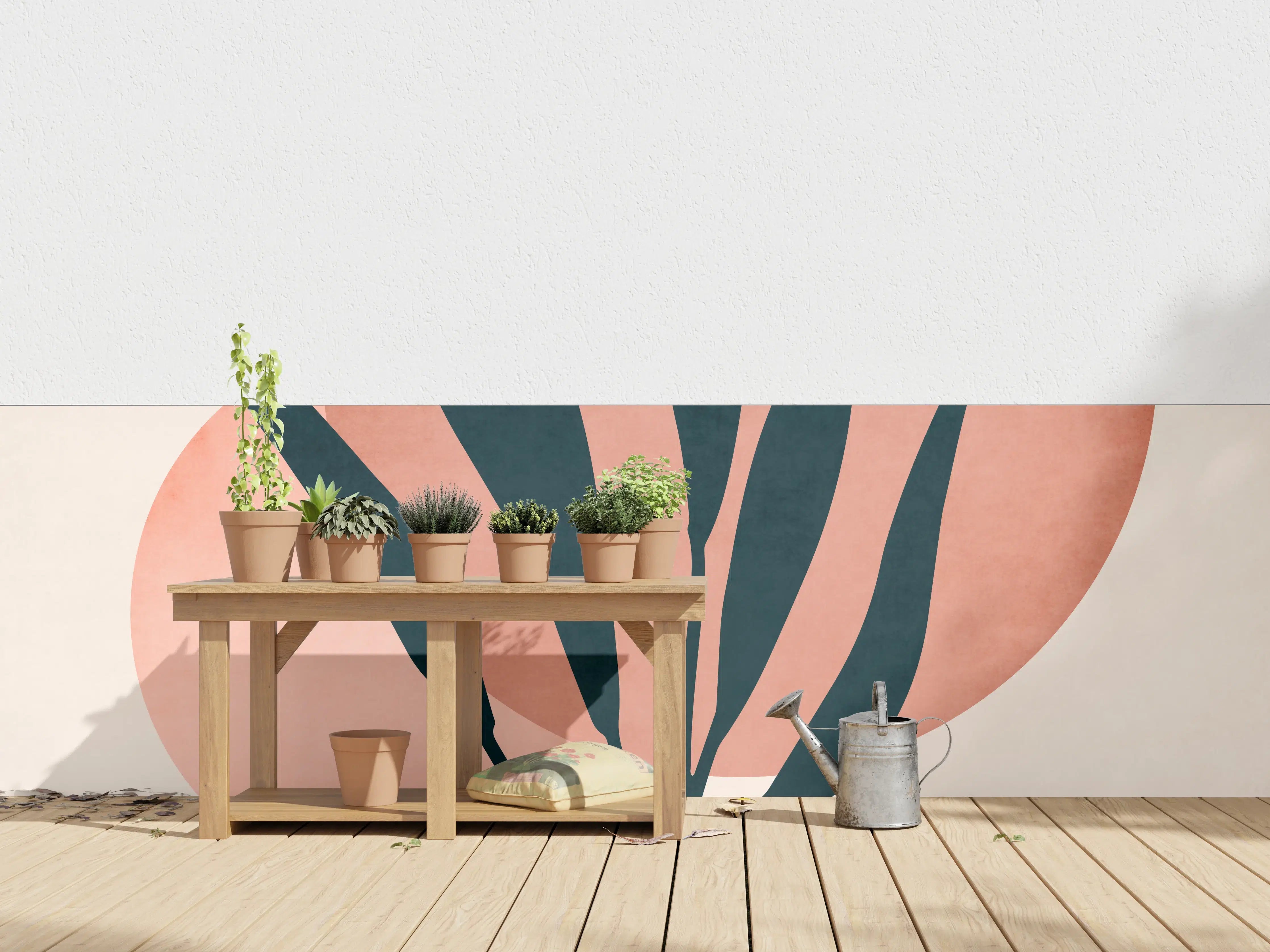 Wandverkleidung außen - Moderne Darstellung - Floral