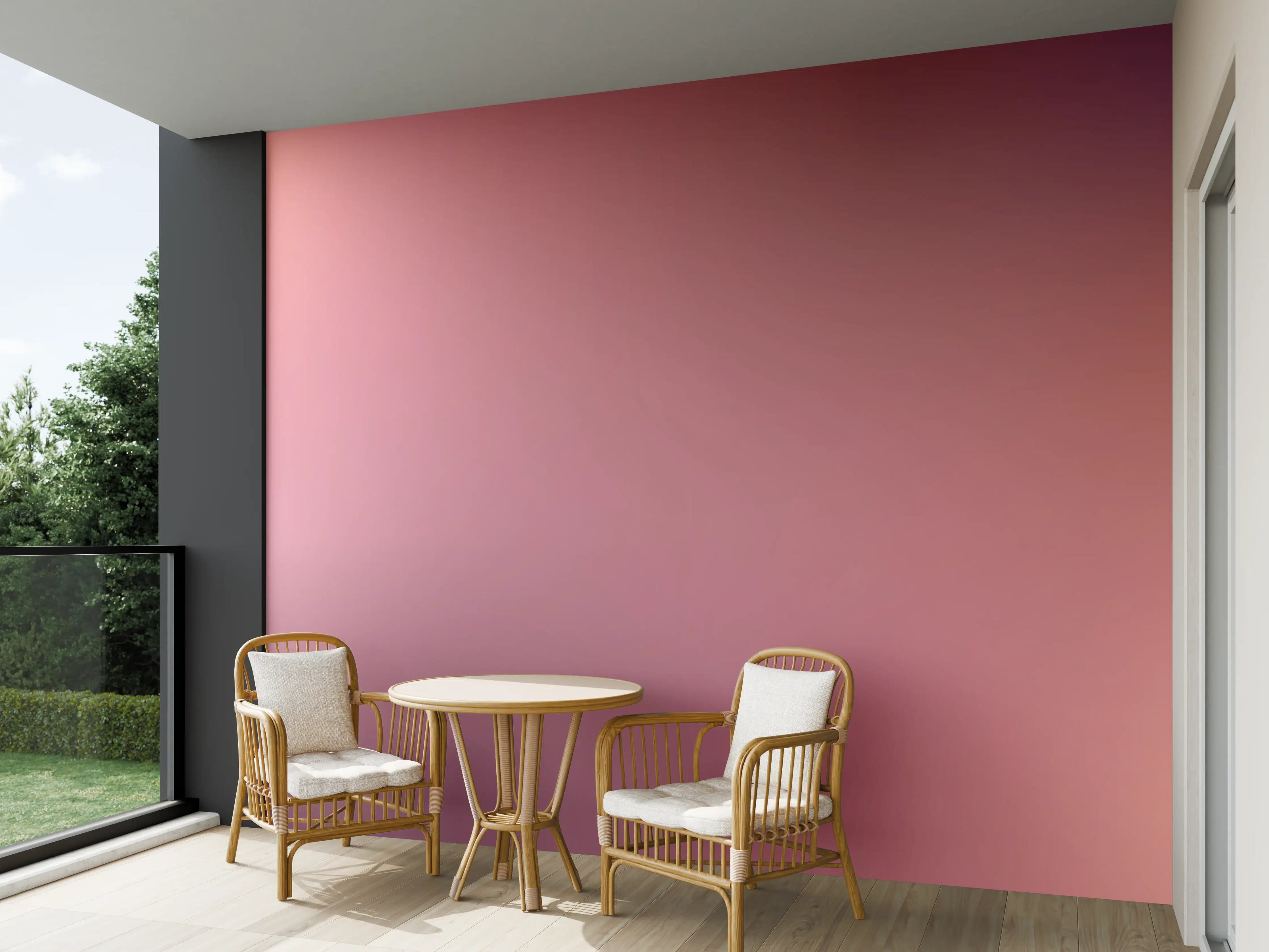 Wandverkleidung außen - Moderne Farbe mit sanfter Textur