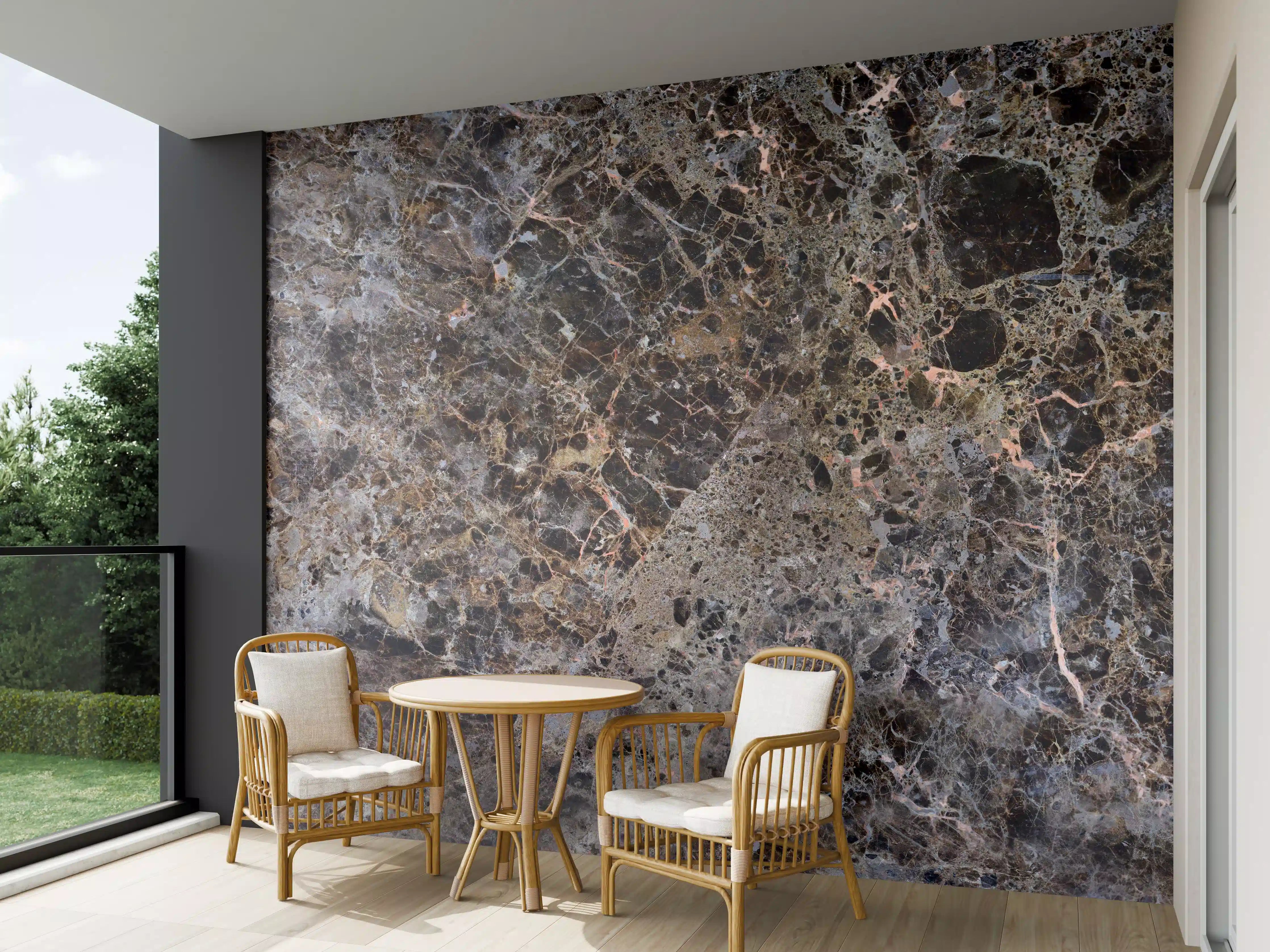 Wandverkleidung außen - Moderne Marmor Granit Textur