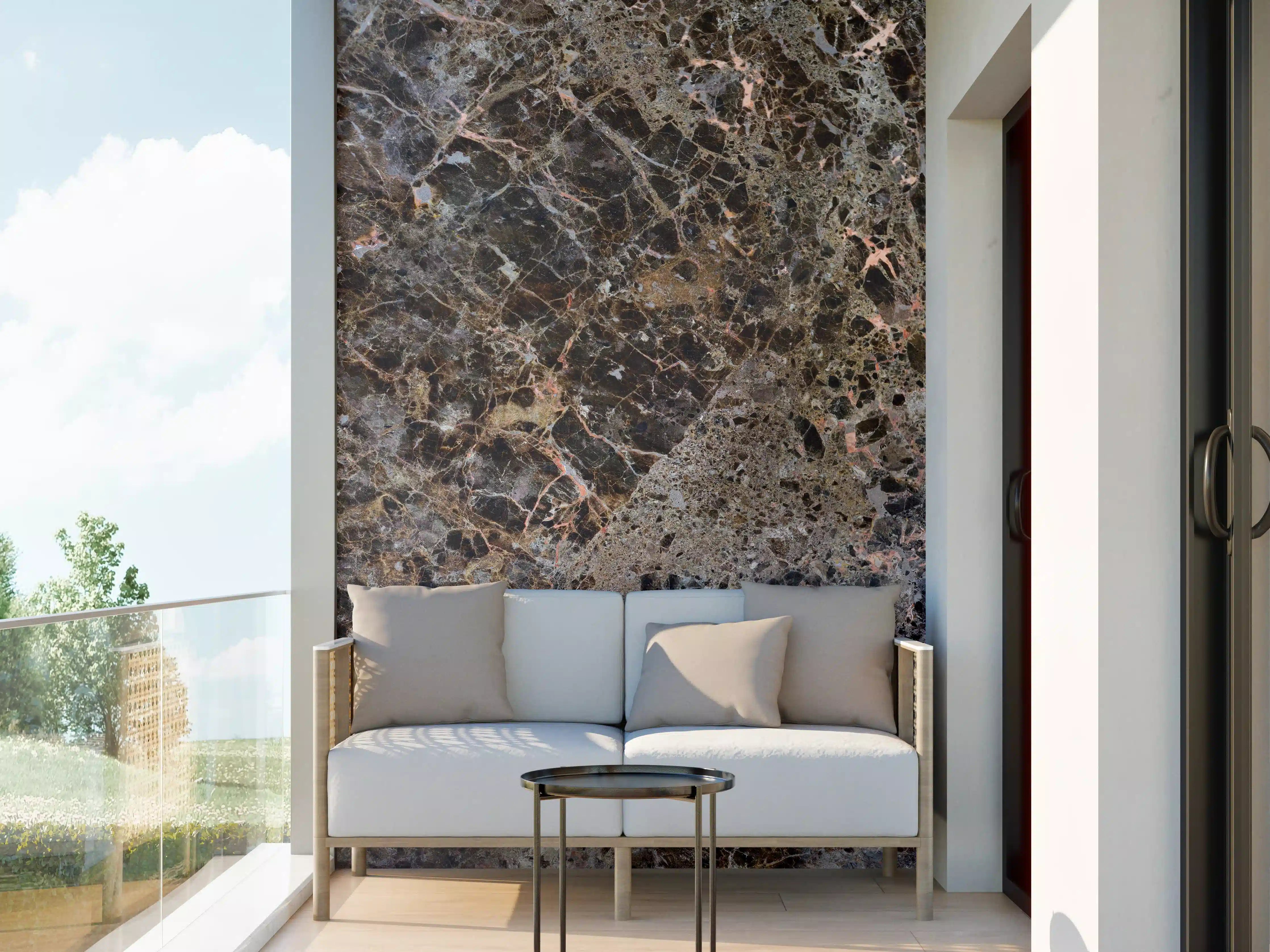 Wandverkleidung außen - Moderne Marmor Granit Textur