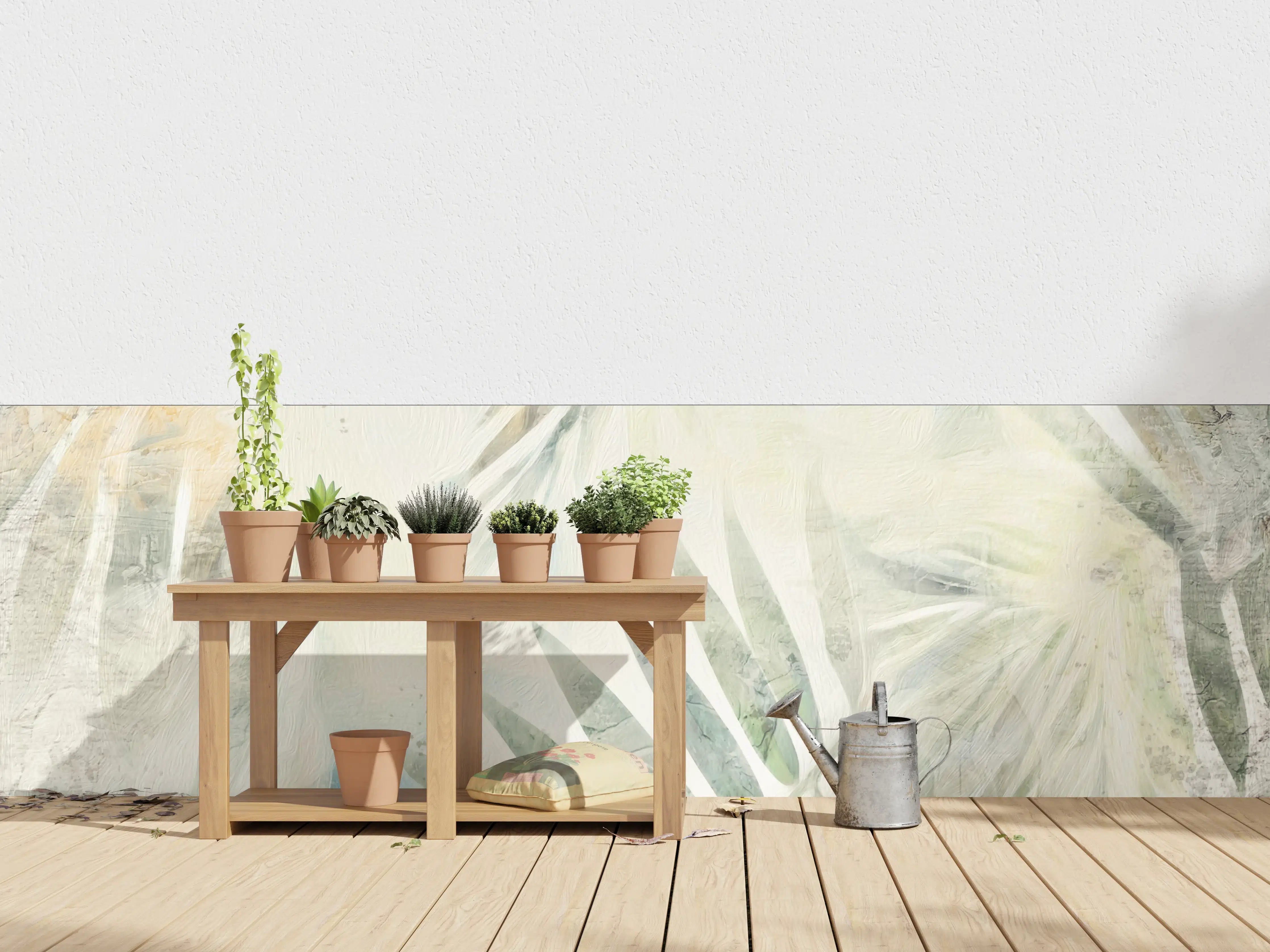 Wandverkleidung außen - Modernes Dschungel Gemälde