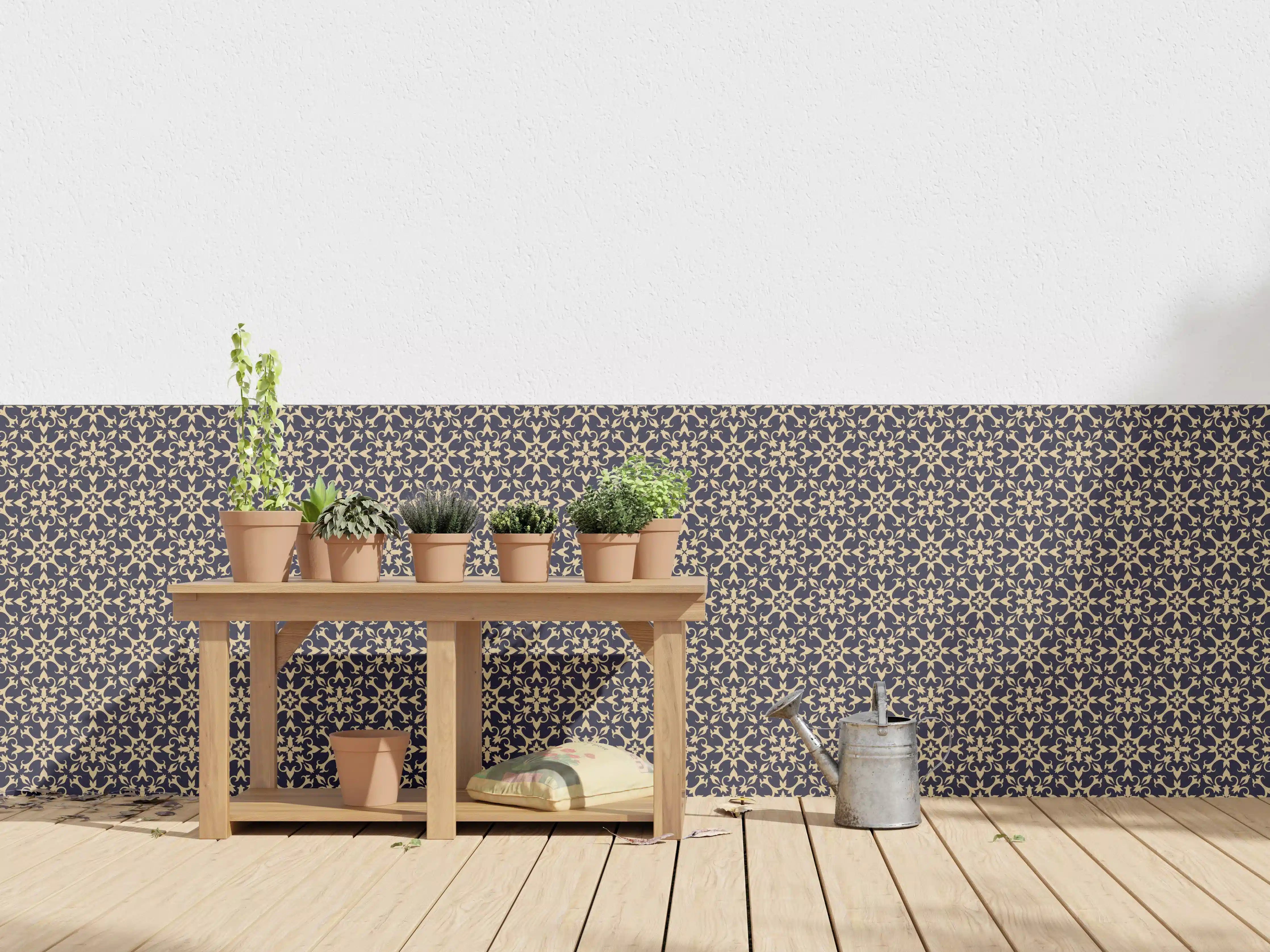Wandverkleidung außen - Modernes Grau-Schwarz Muster