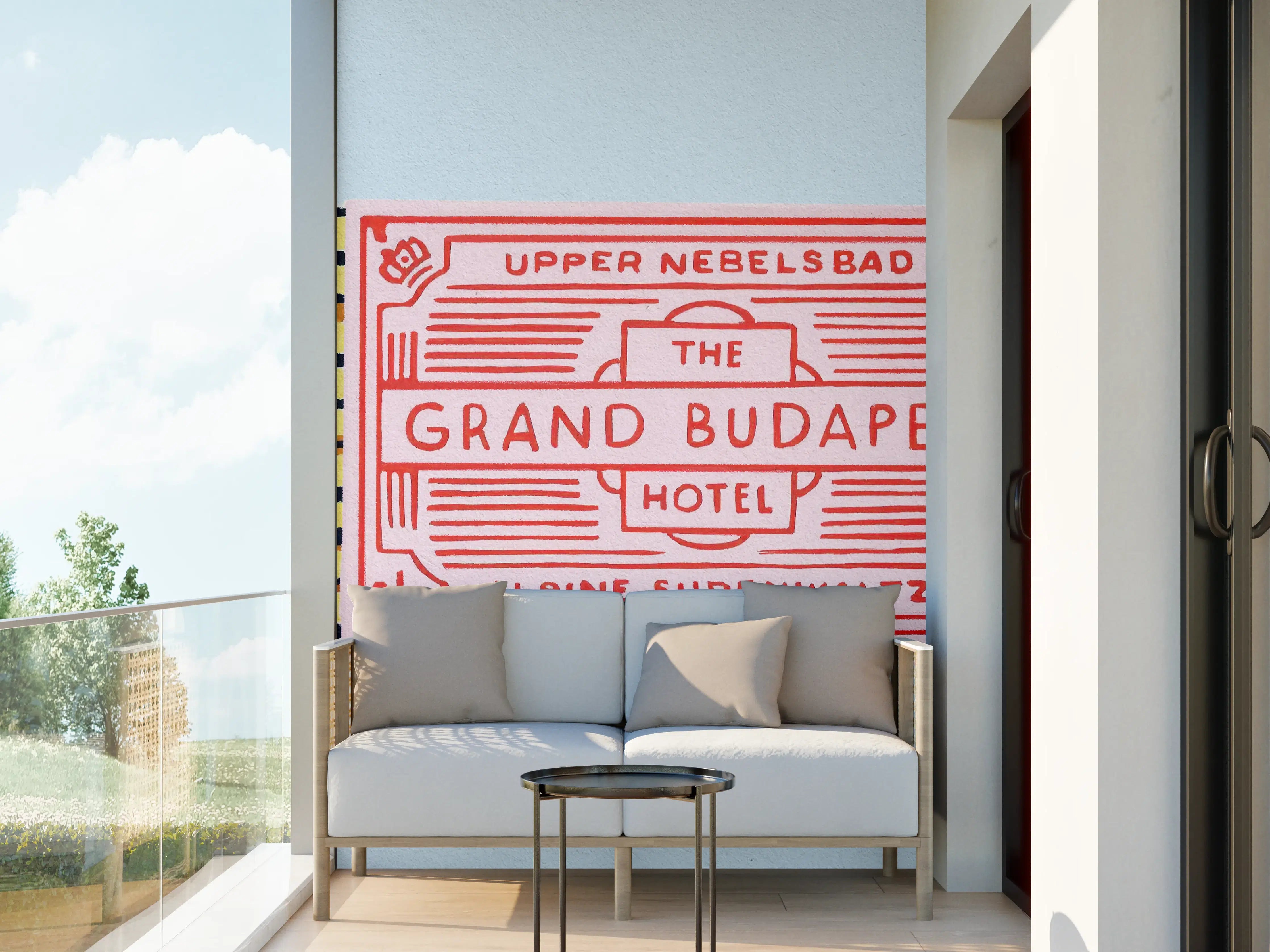Wandverkleidung außen - Modernes Streichholz Poster