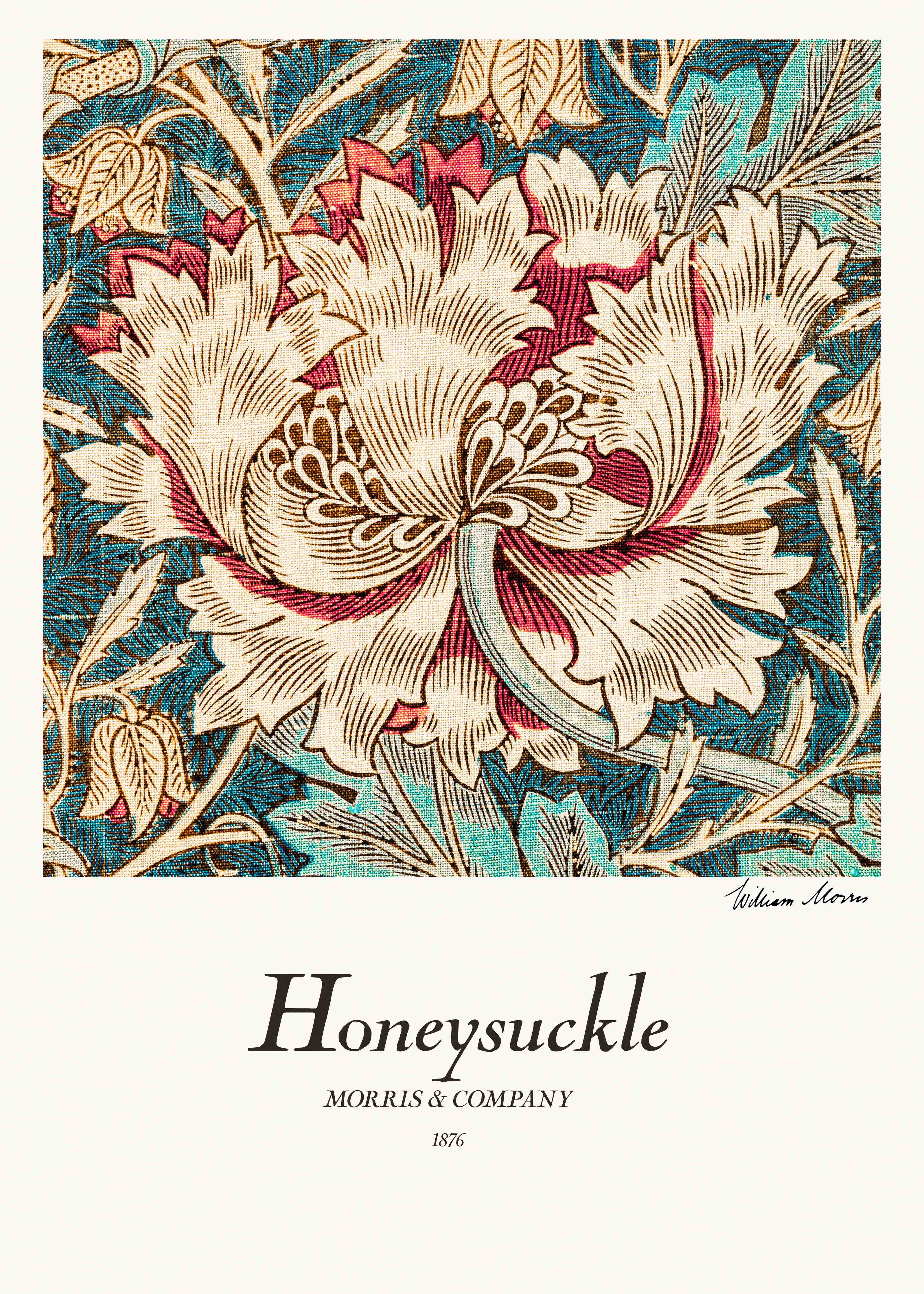 Wandverkleidung außen-Mosaik Gemälde "Honeysuckle"