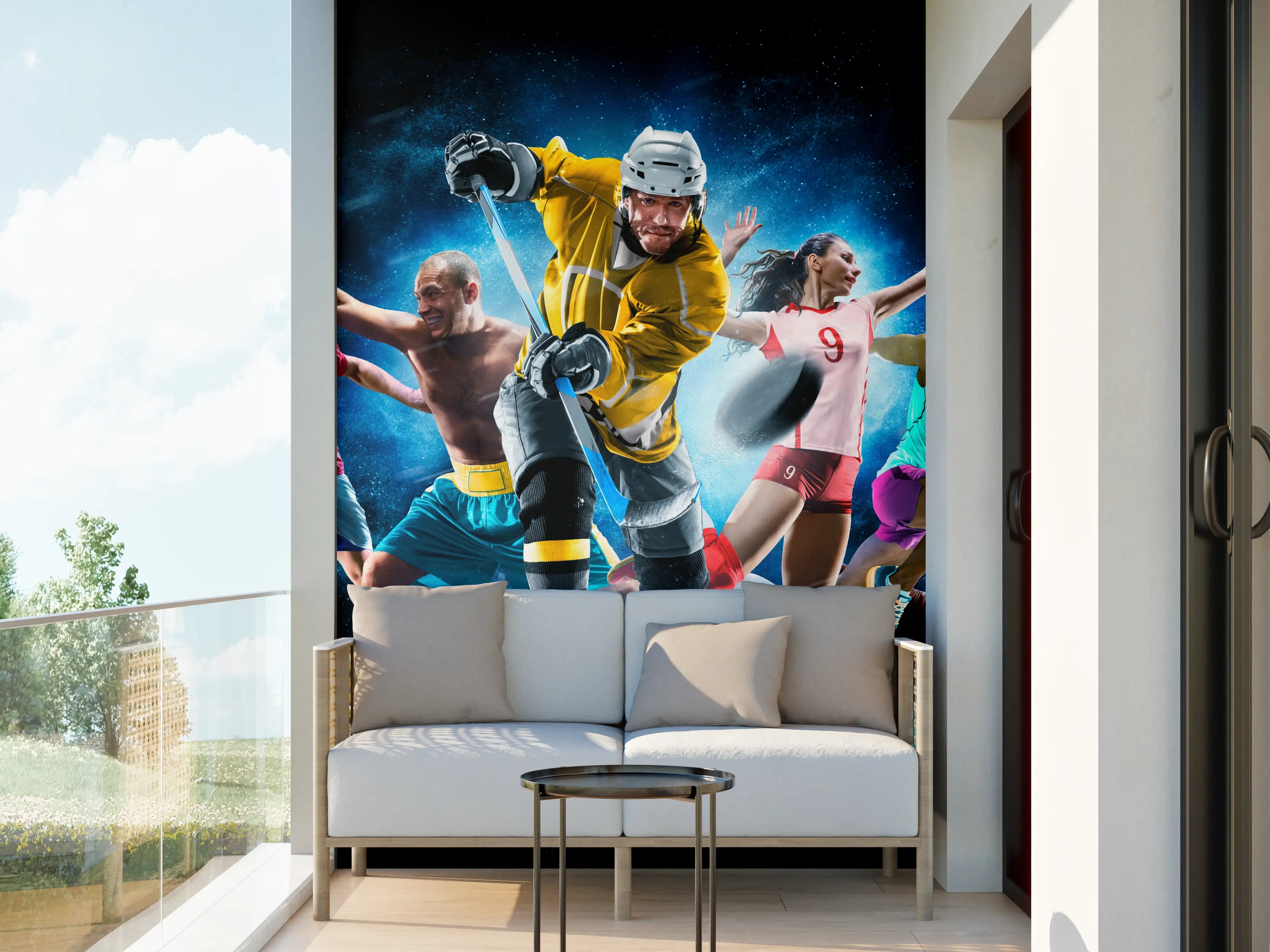 Wandverkleidung außen - Multi Sport Collage