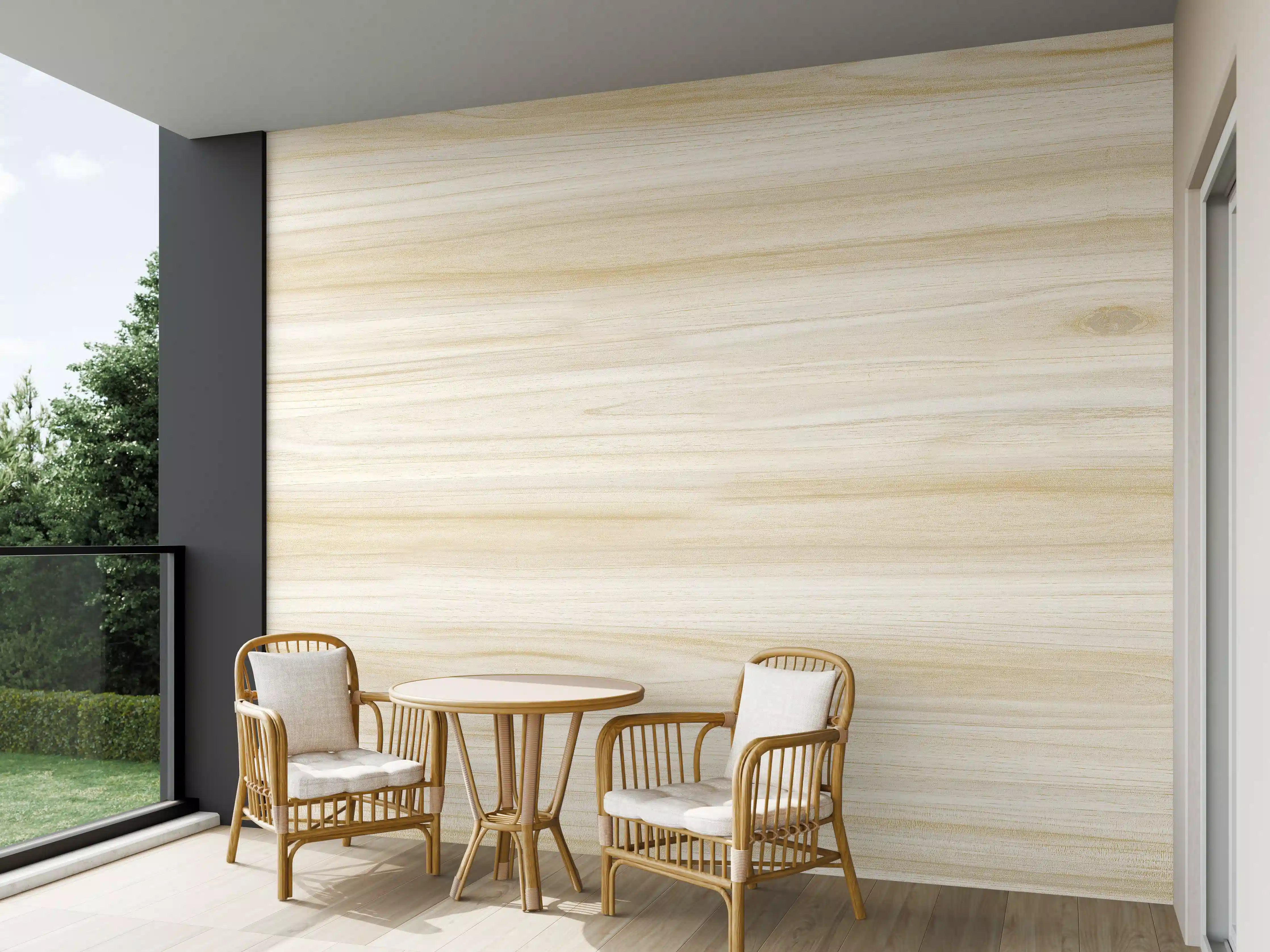 Wandverkleidung außen - Natürliche Holztextur