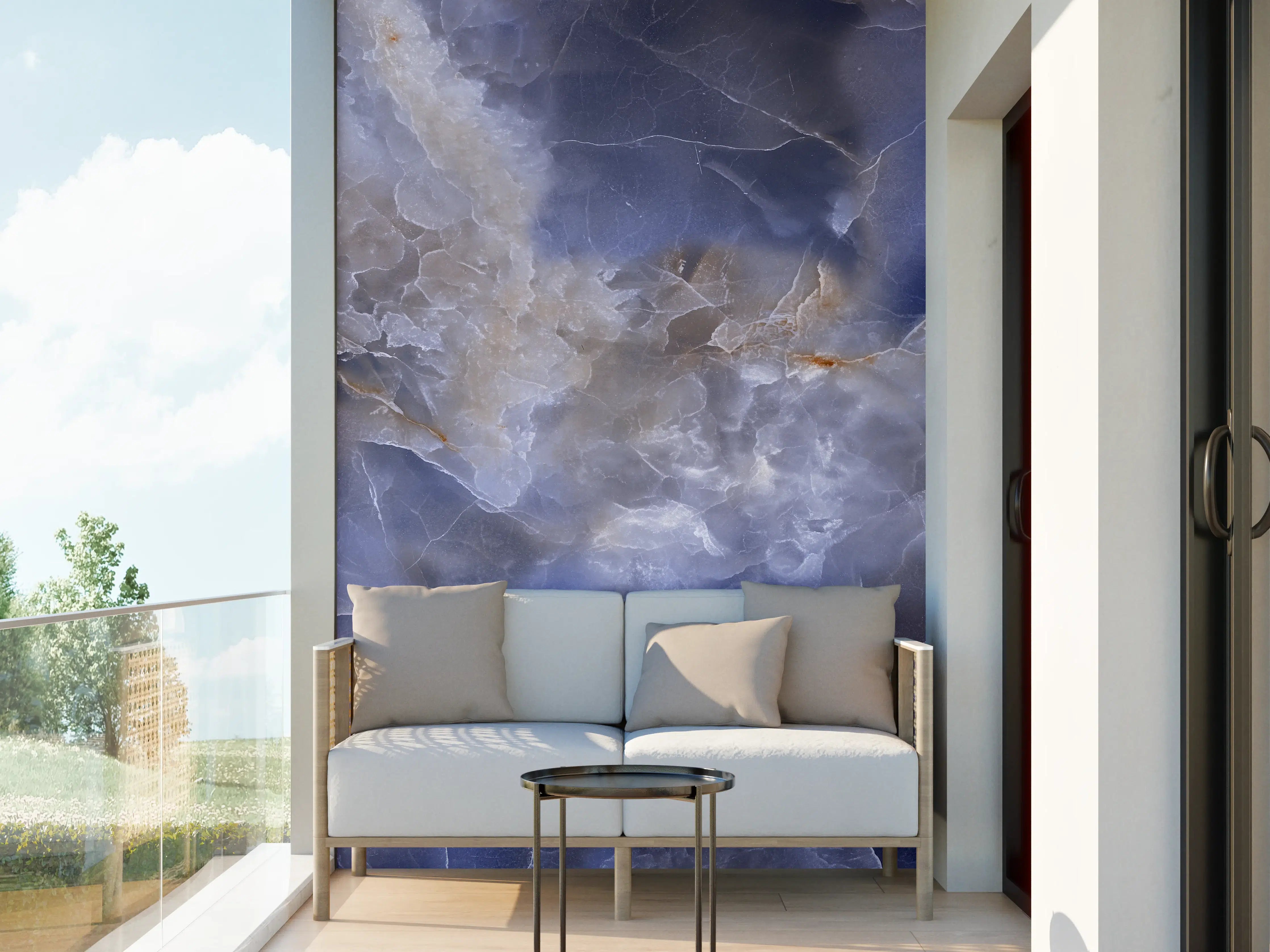 Wandverkleidung außen - Natürlicher Onyx-Marmor