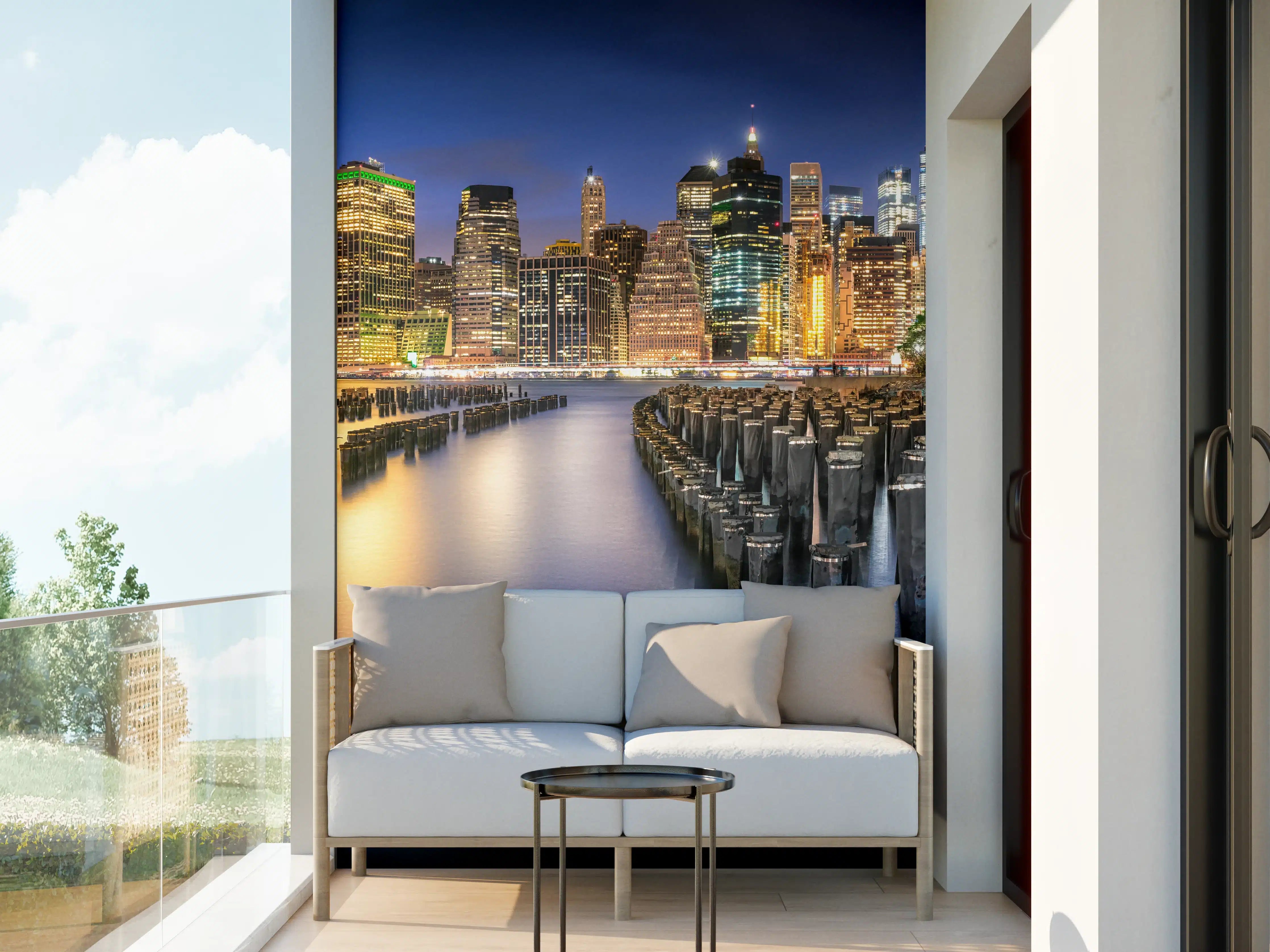 Wandverkleidung außen - New York City Skyline