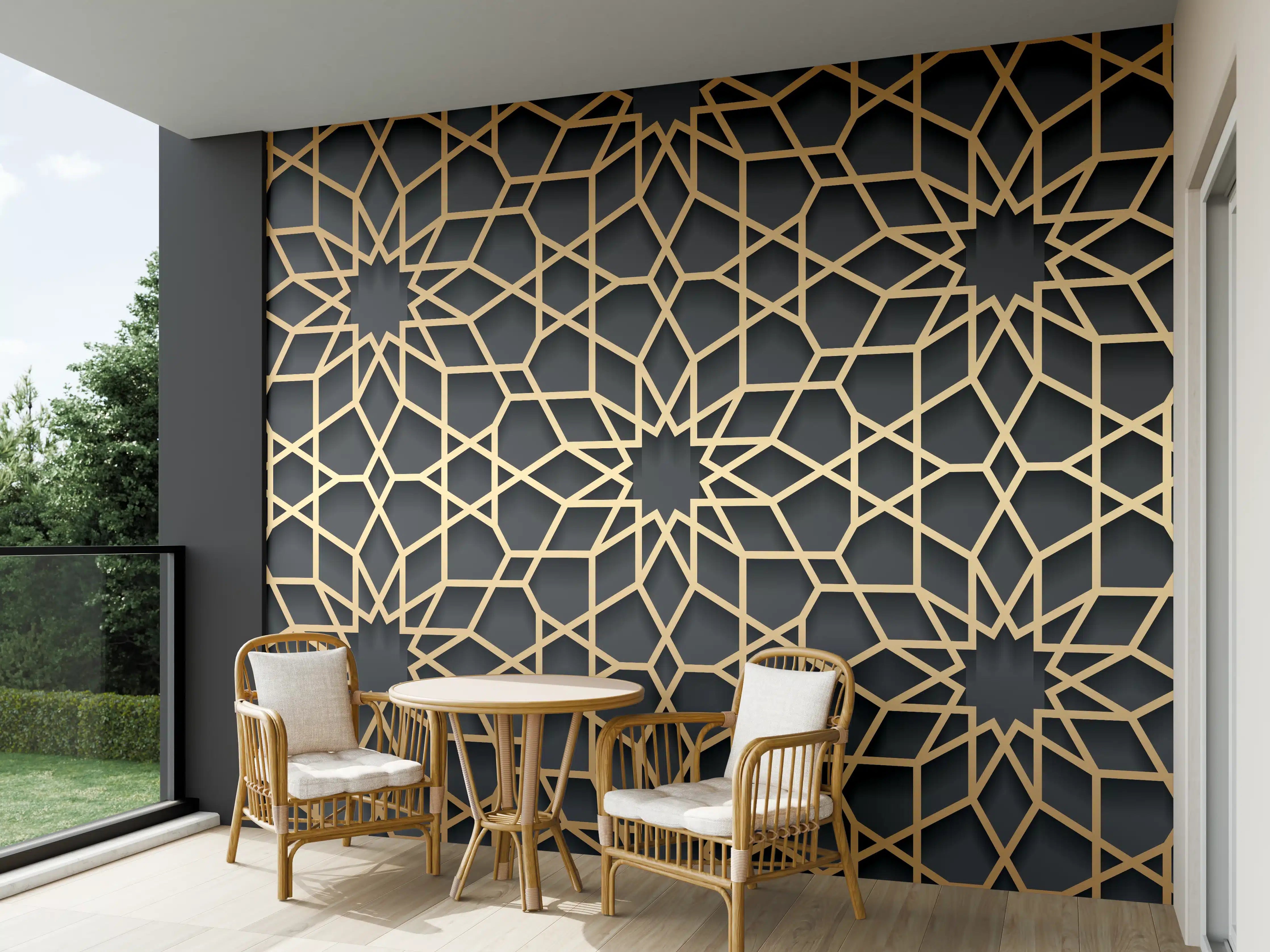 Wandverkleidung außen - Orientalische Muster