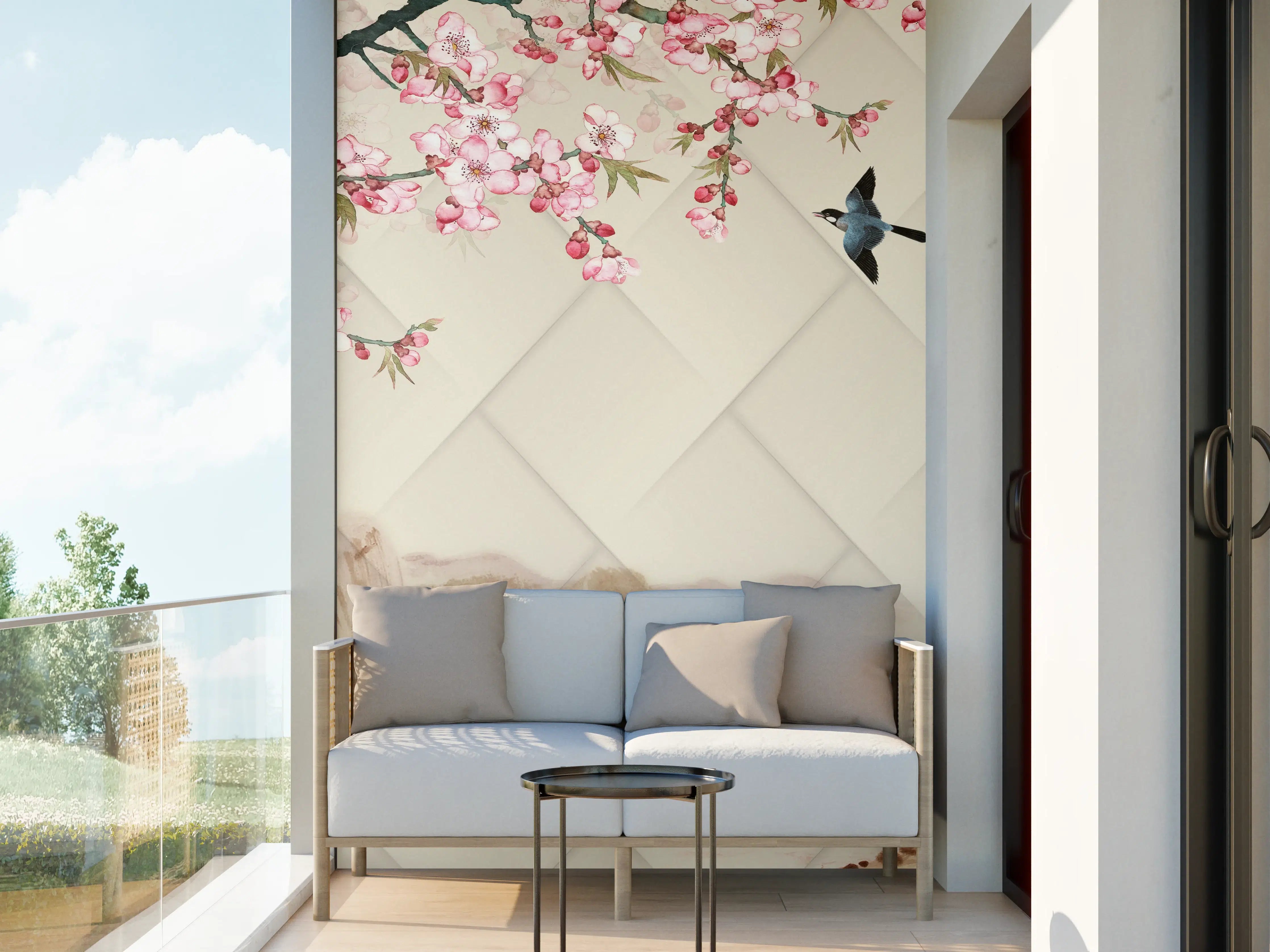 Wandverkleidung außen - Orientalisches Motiv - Frühling