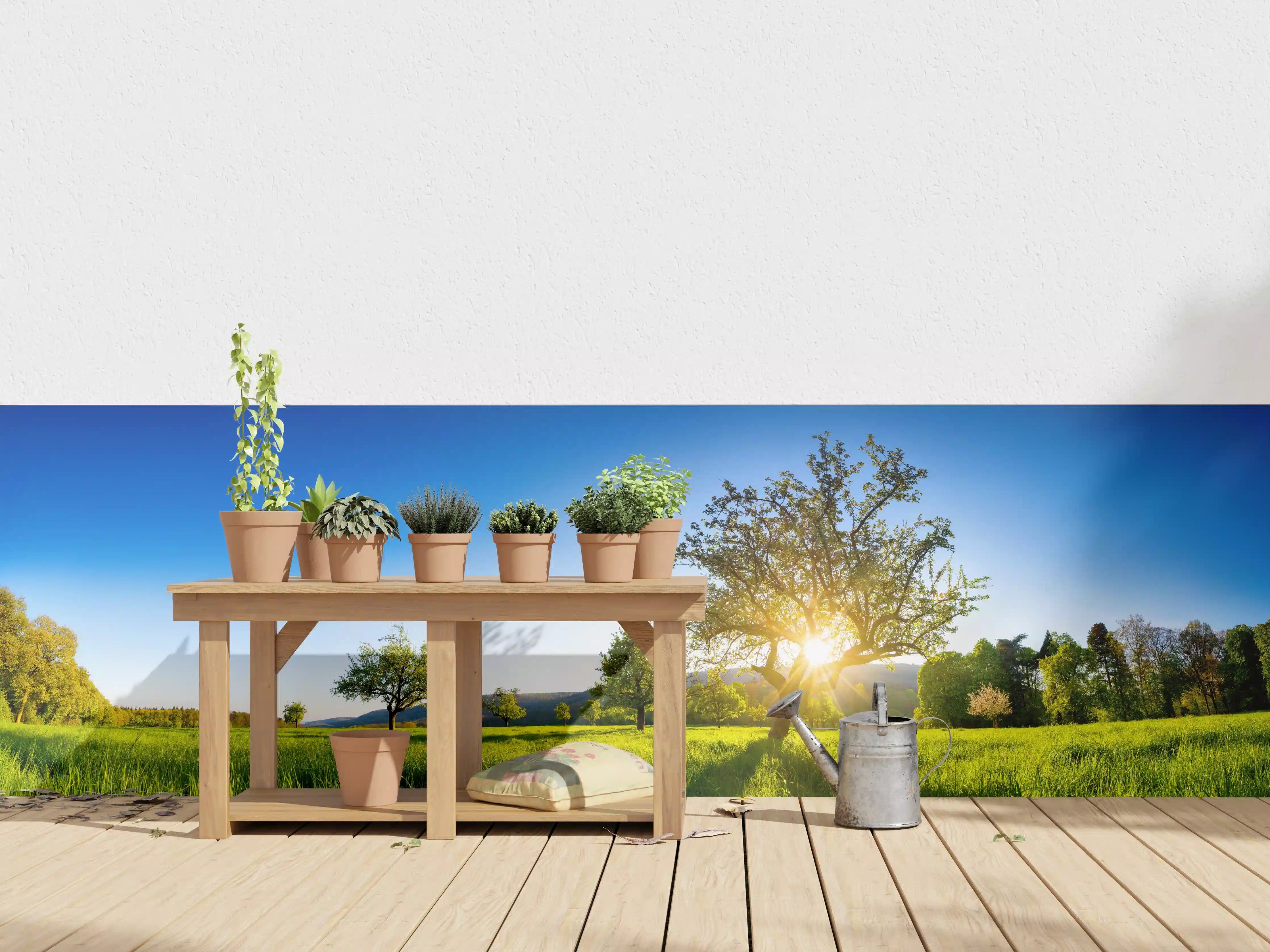 Wandverkleidung außen - Panorama Ländliche Idylle