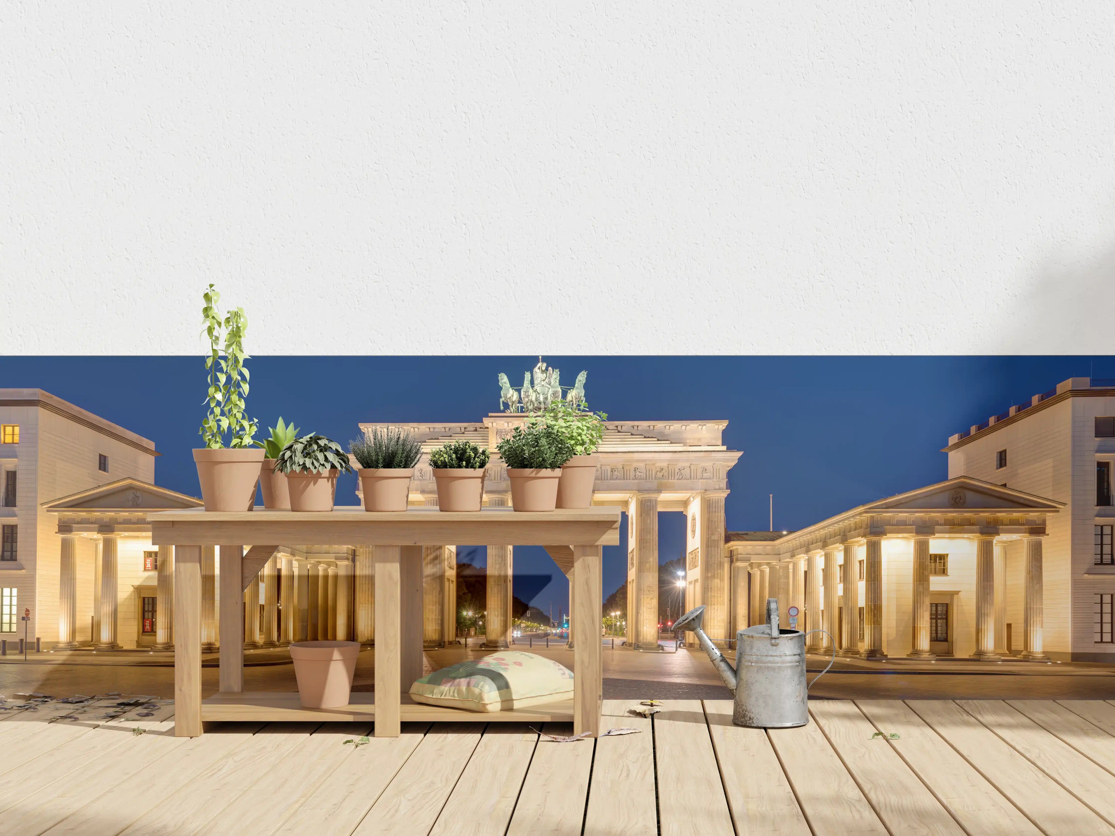 Wandverkleidung außen - Panorama des Brandenburger Tor