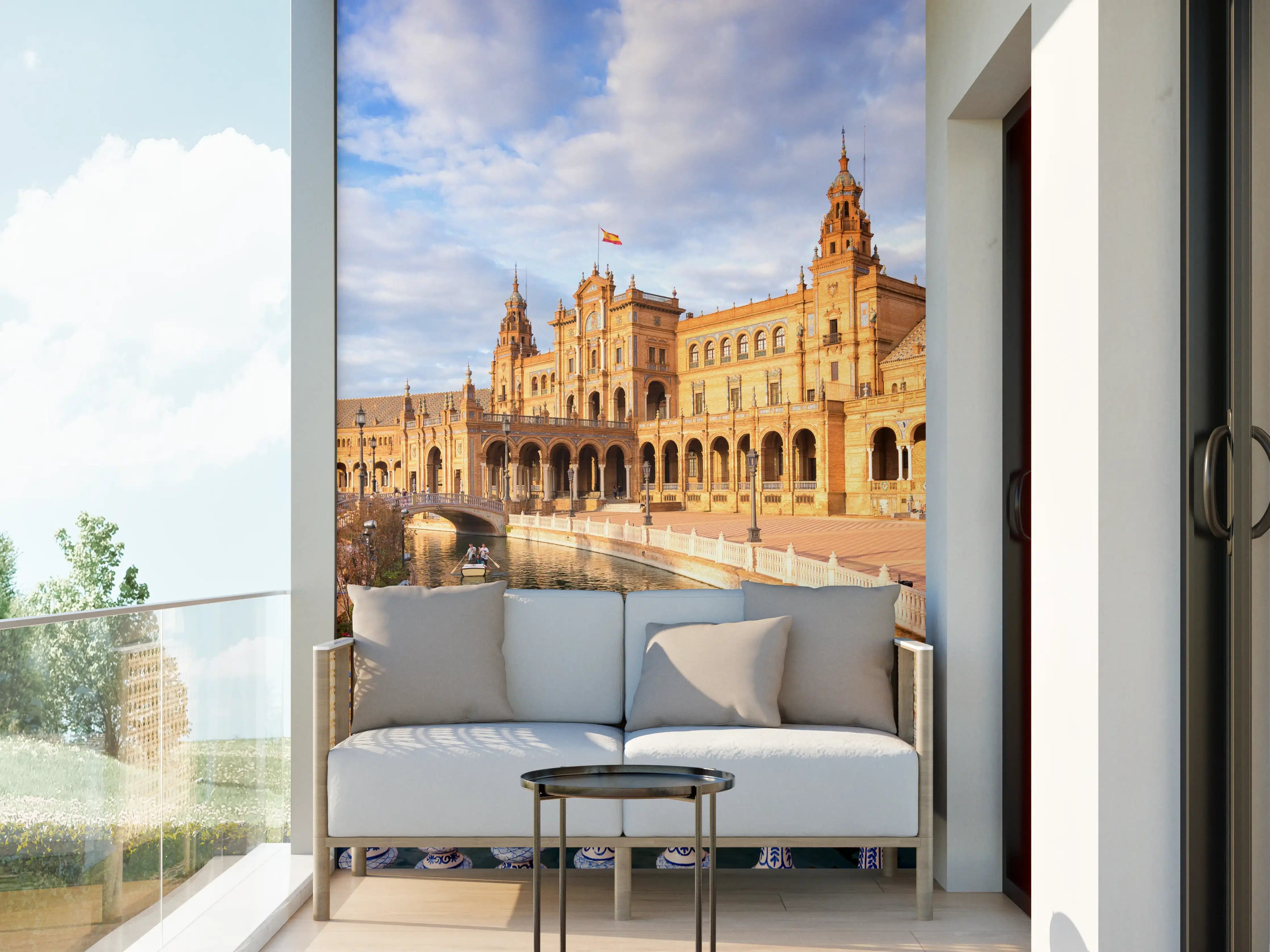 Wandverkleidung außen - Plaza de Espana in Sevilla