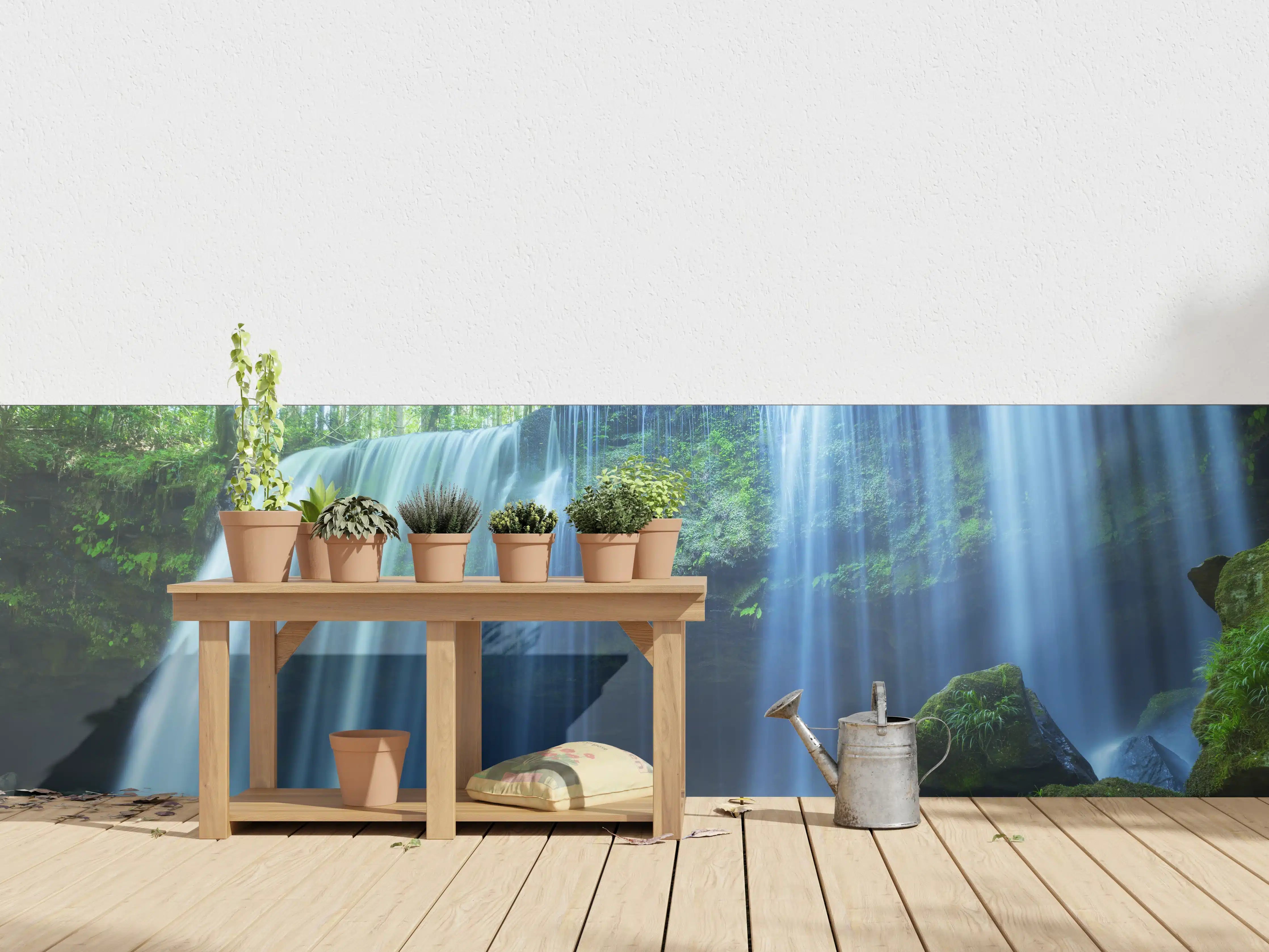 Wandverkleidung außen - Prächtiger Nabigataki-Wasserfall