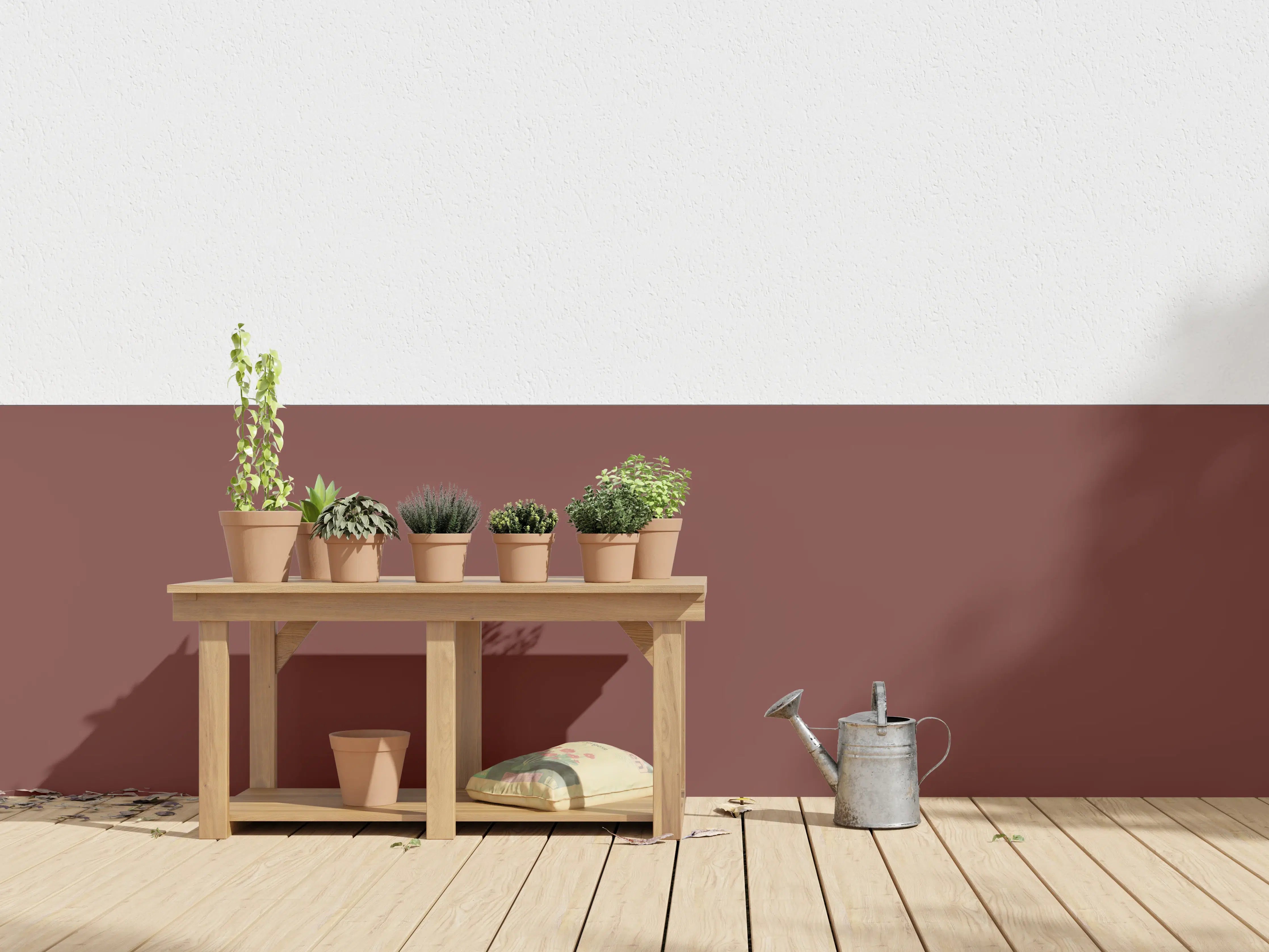 Wandverkleidung außen - RAL 3009 (Oxidrot)