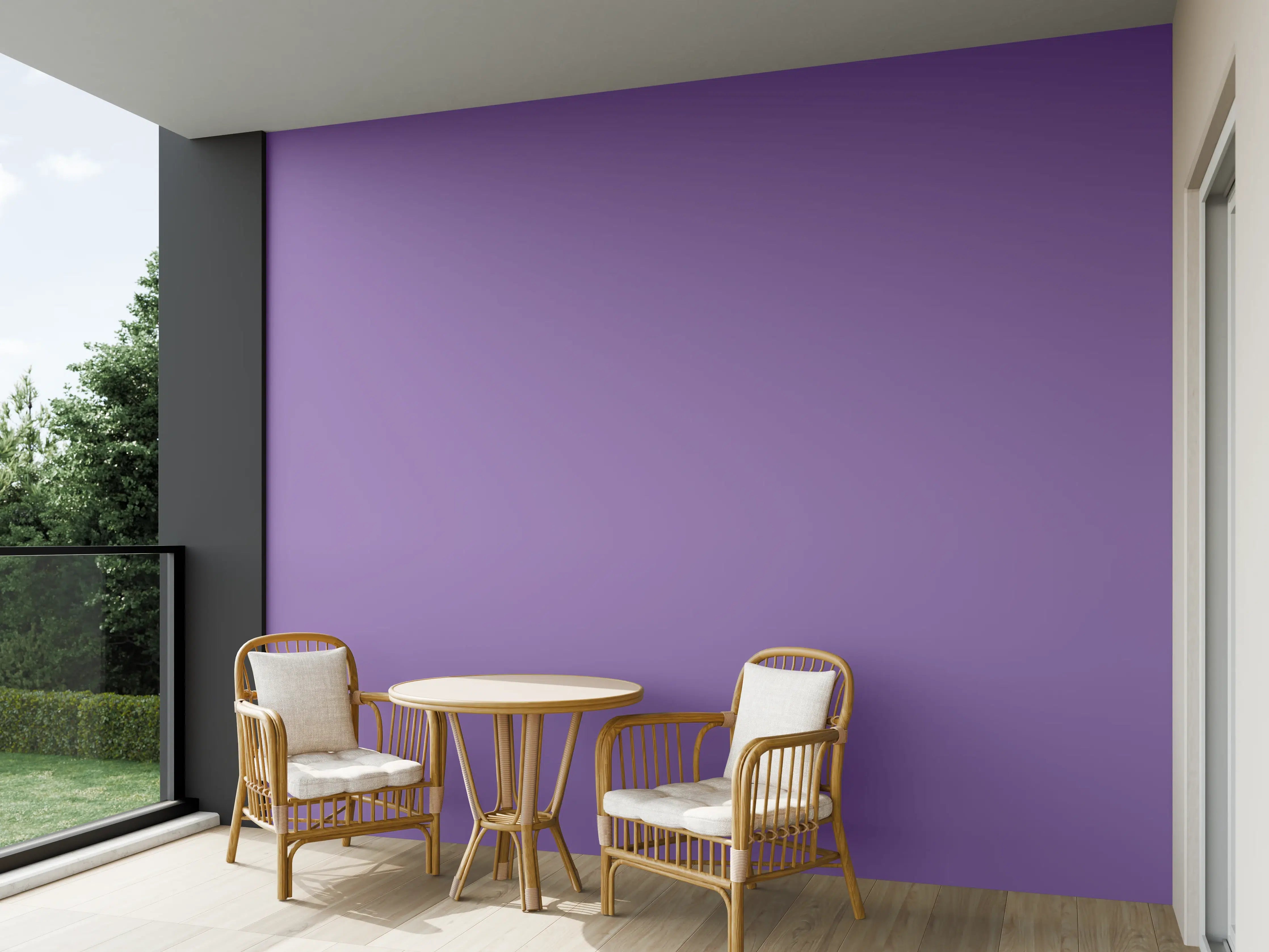 Wandverkleidung außen - RAL 4005 Blauviolett