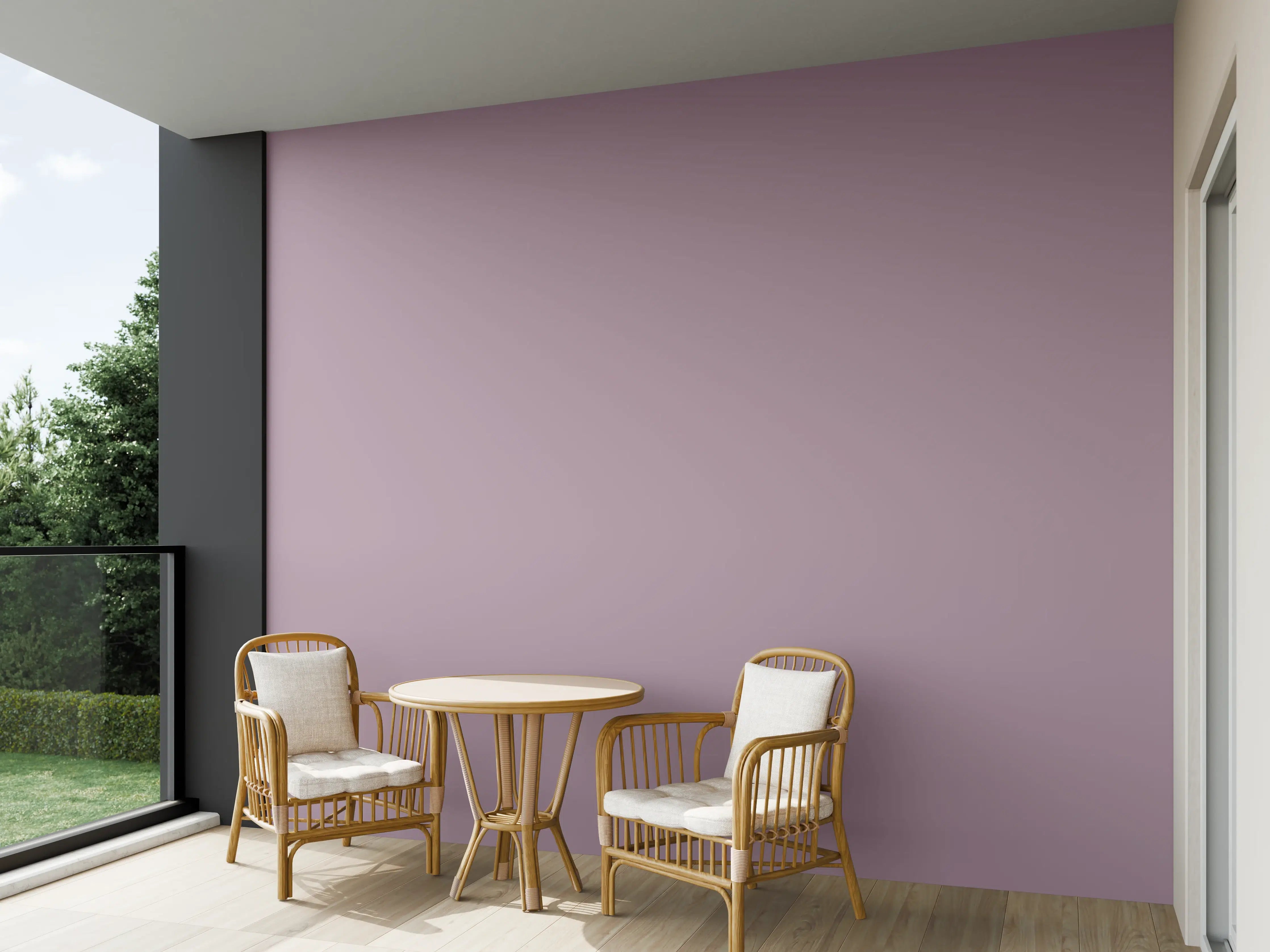 Wandverkleidung außen - RAL 4009 (Pastellviolett)