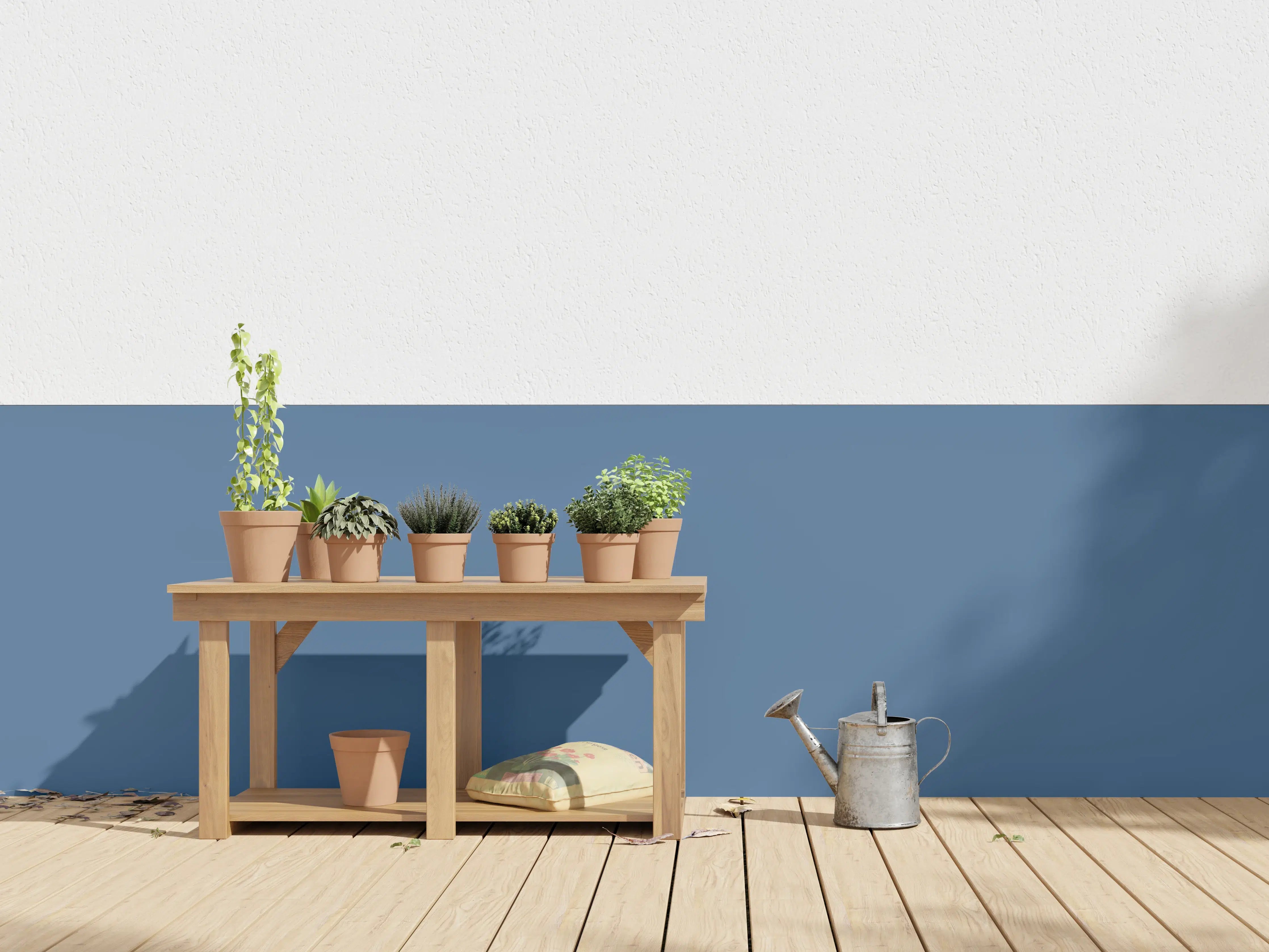 Wandverkleidung außen - RAL 5007 (Brillantblau)