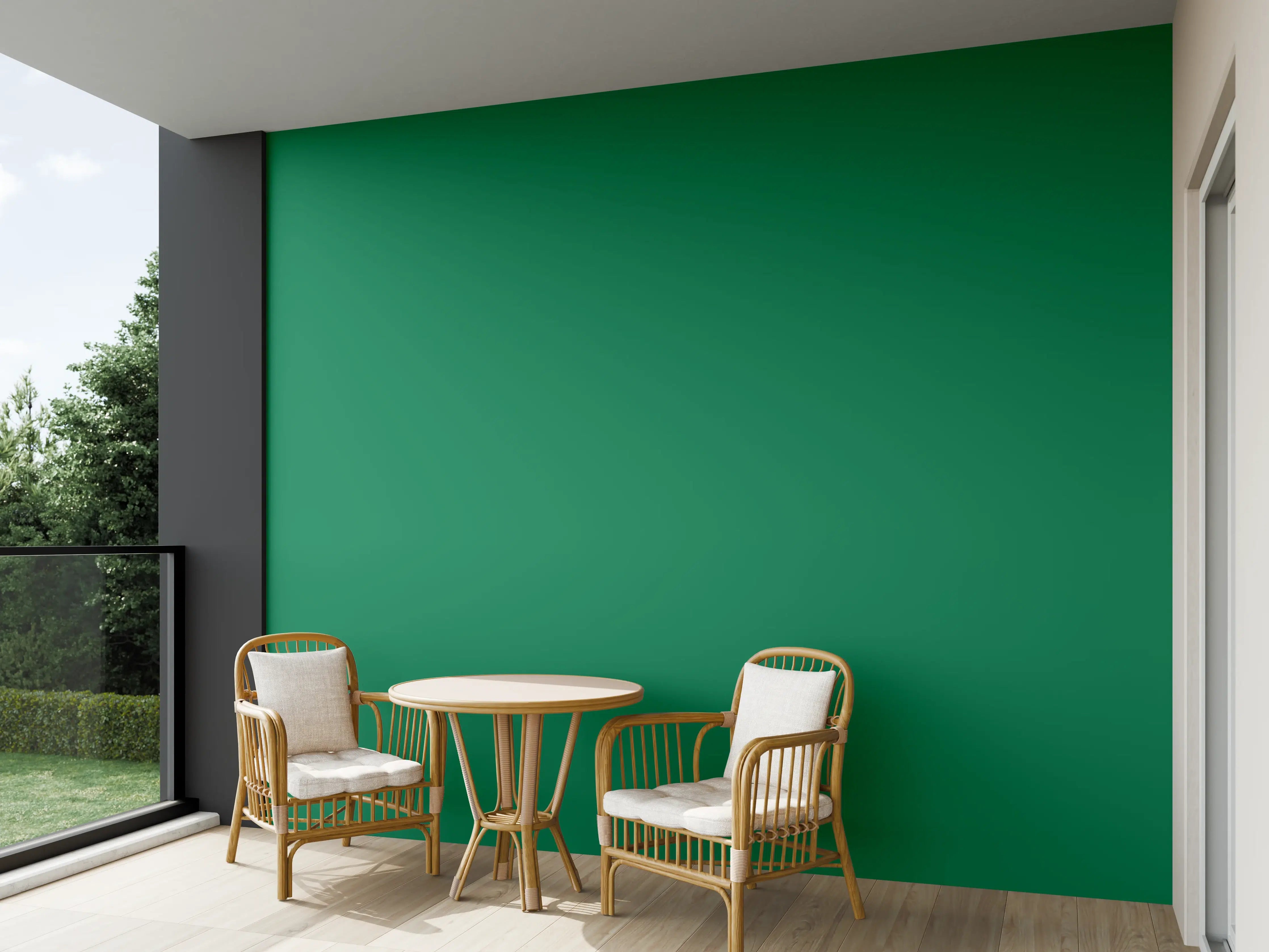 Wandverkleidung außen - RAL 6029 (Mintgrün)