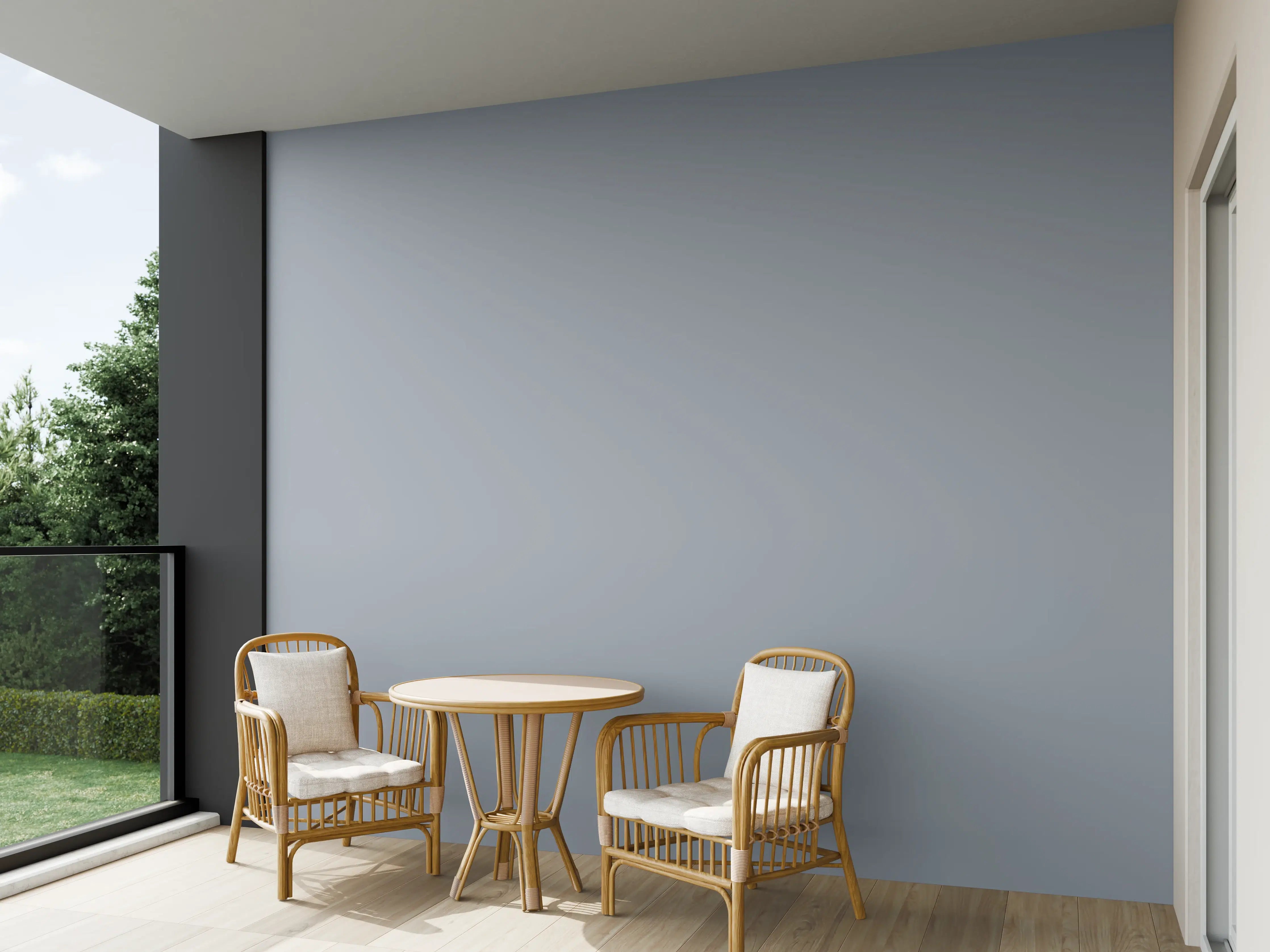 Wandverkleidung außen - RAL 7001 (Silbergrau)