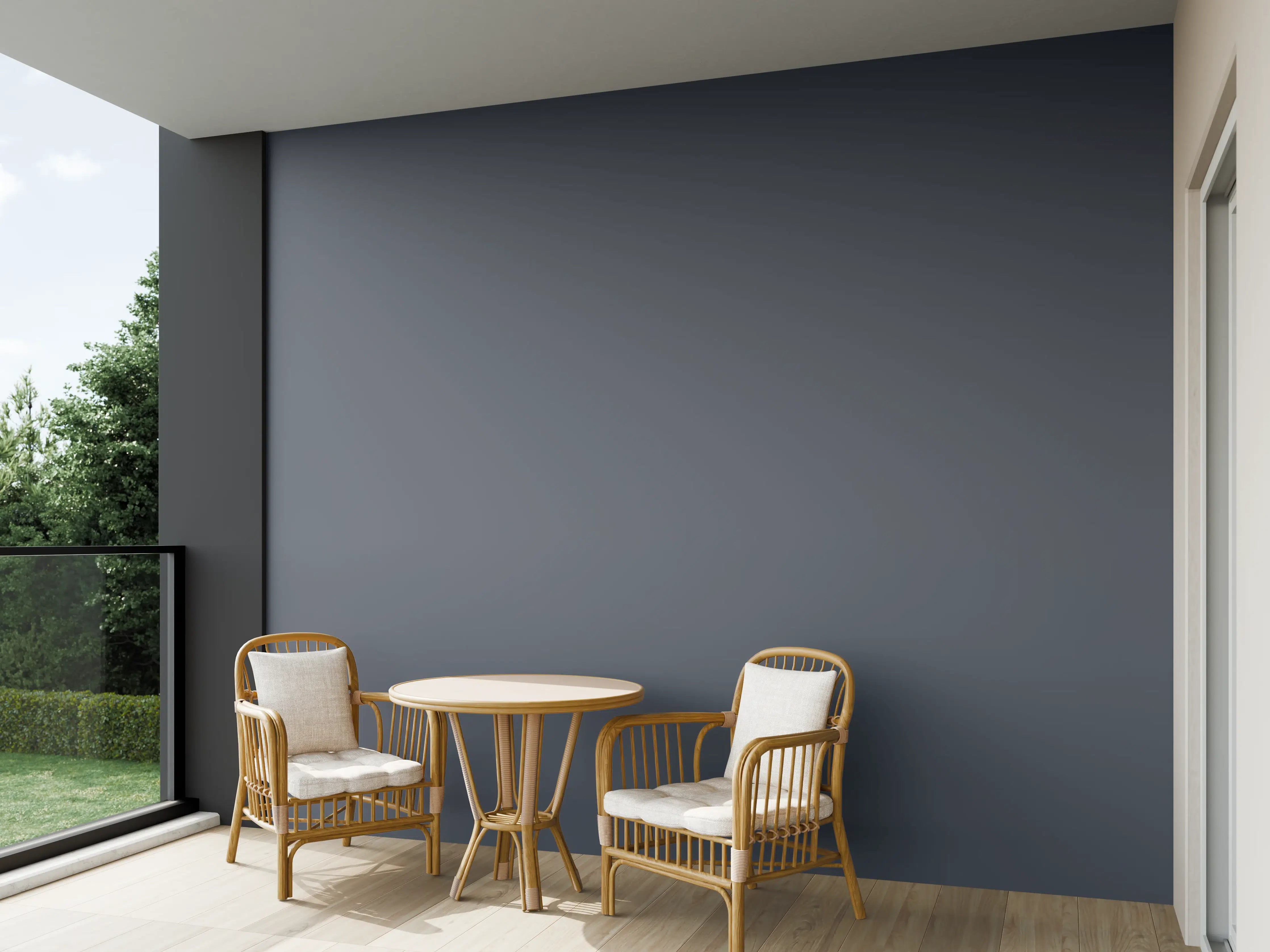 Wandverkleidung außen - RAL 7015 (Schiefergrau)