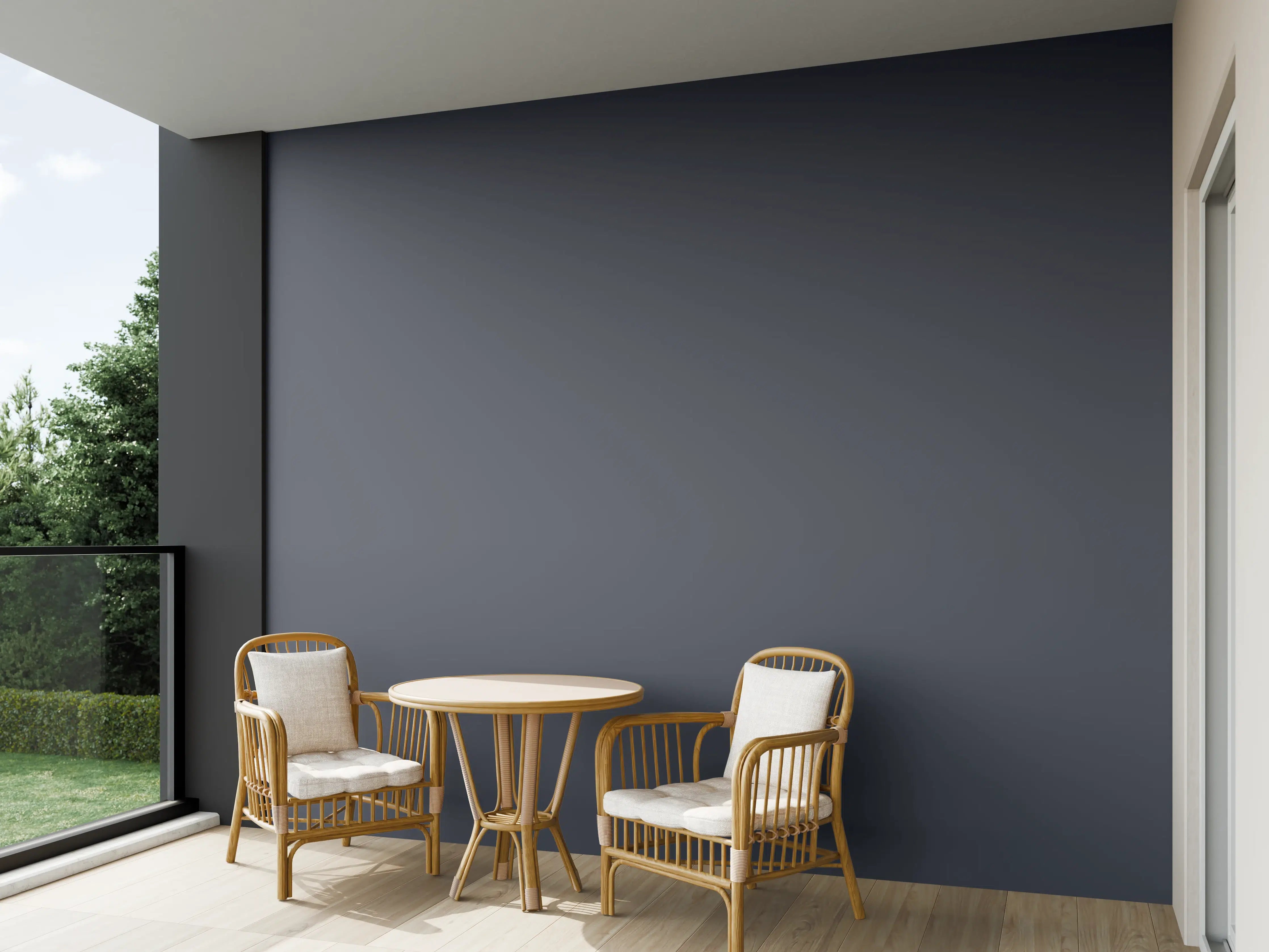 Wandverkleidung außen - RAL 7024 Graphitgrau