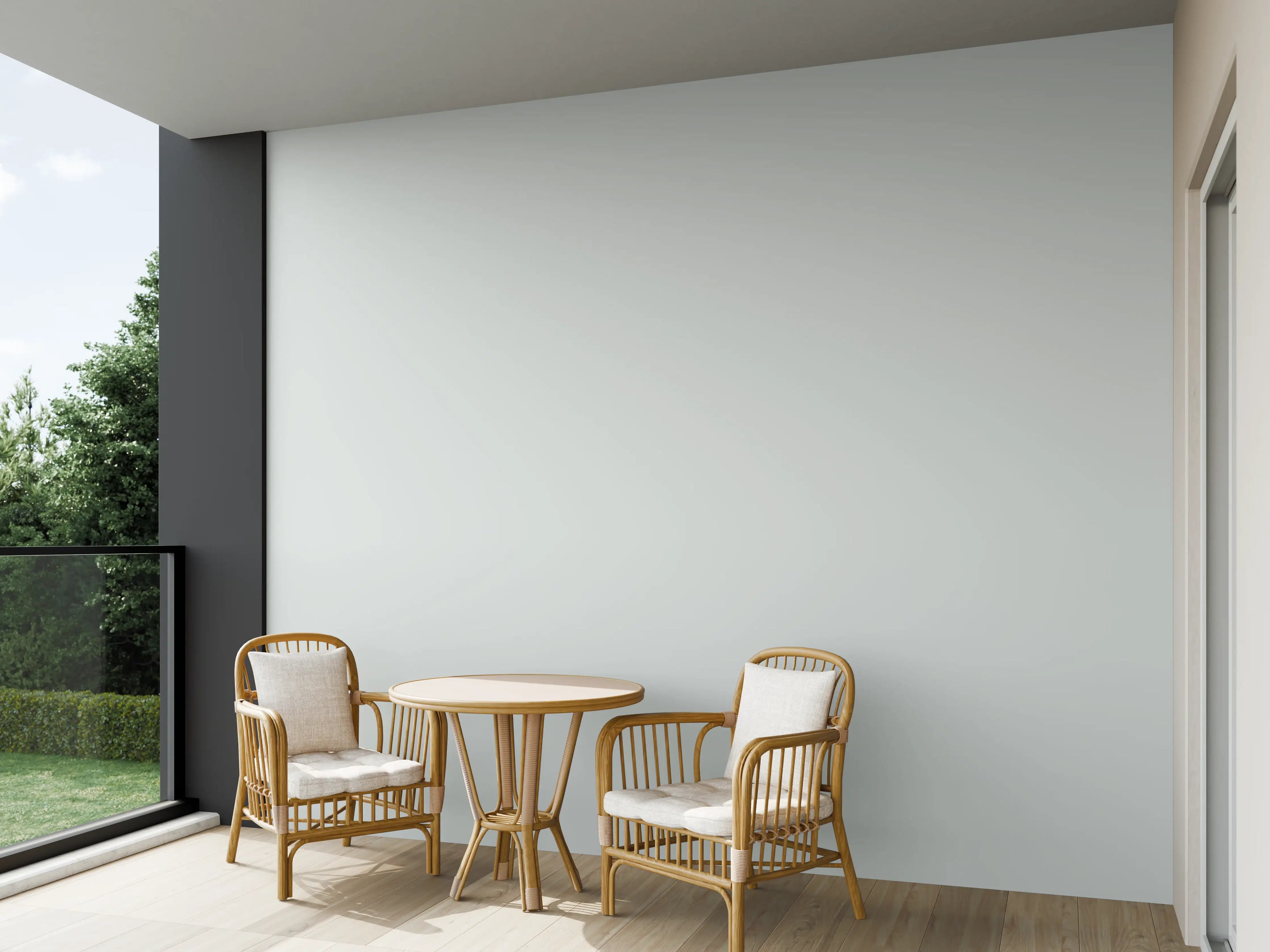 Wandverkleidung außen - RAL 7035 (Hellgrau)