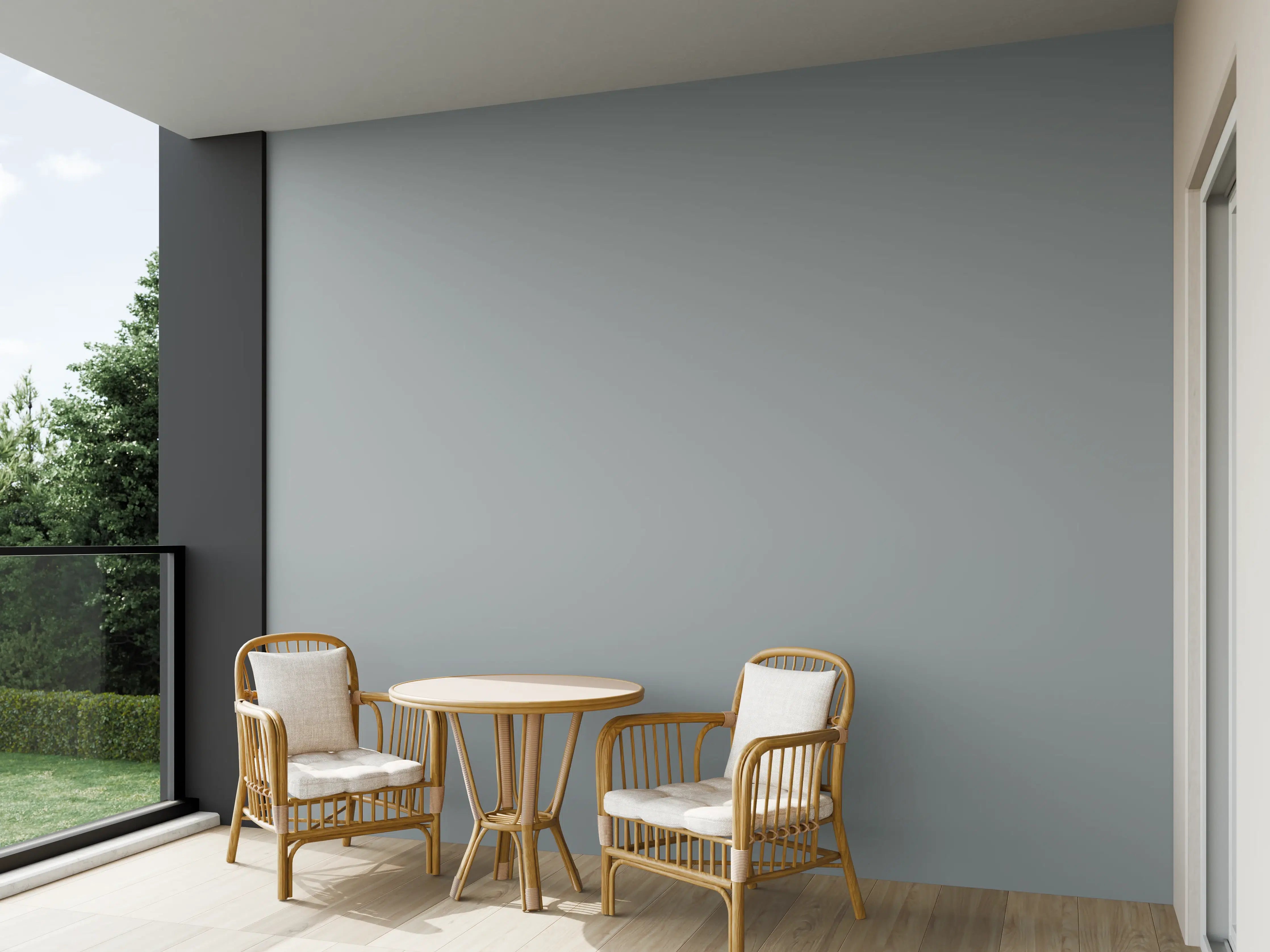 Wandverkleidung außen - RAL 7042 (Verkehrsgrau A)