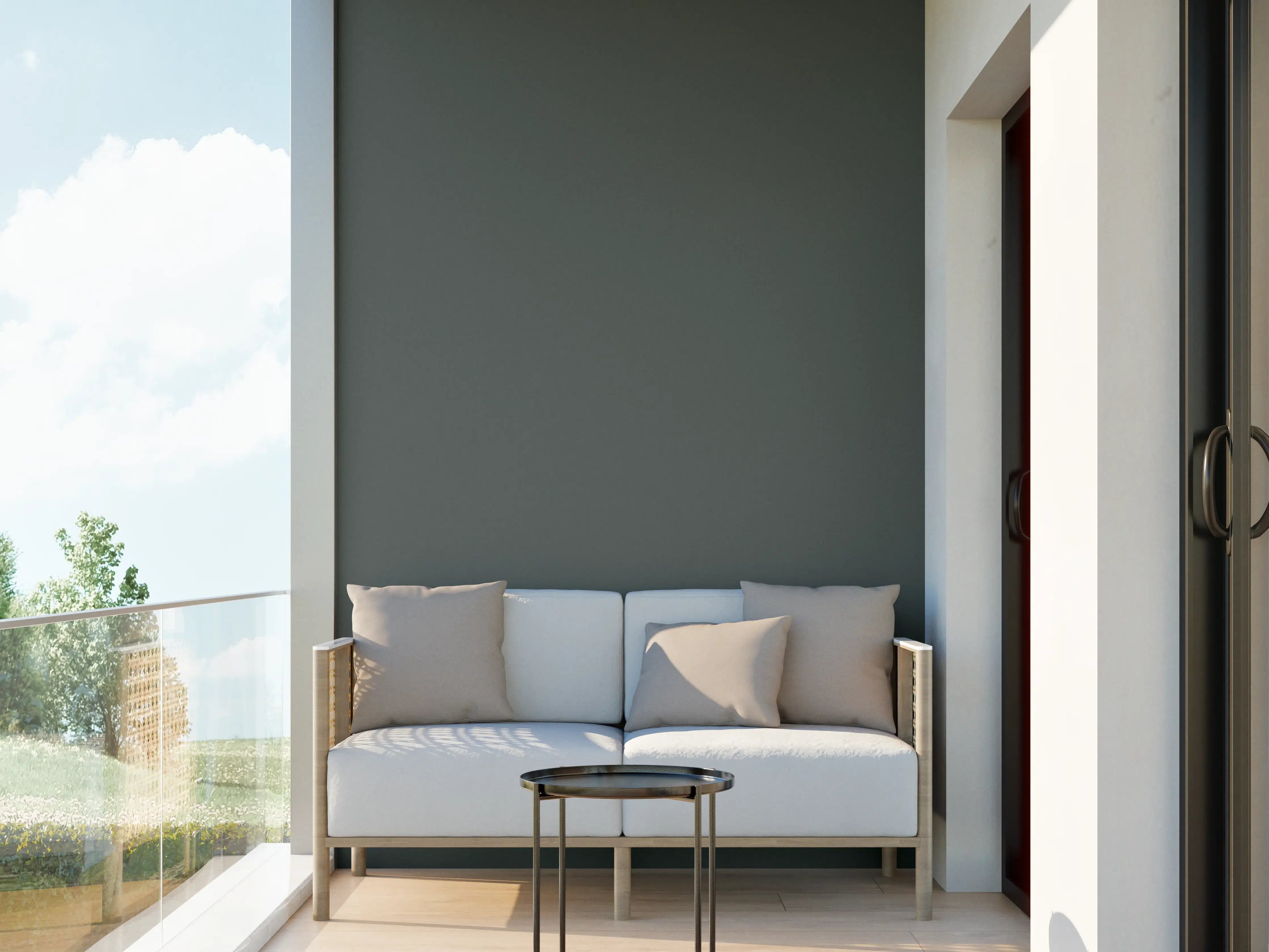 Wandverkleidung außen - RAL 7043 (Verkehrsgrau B)