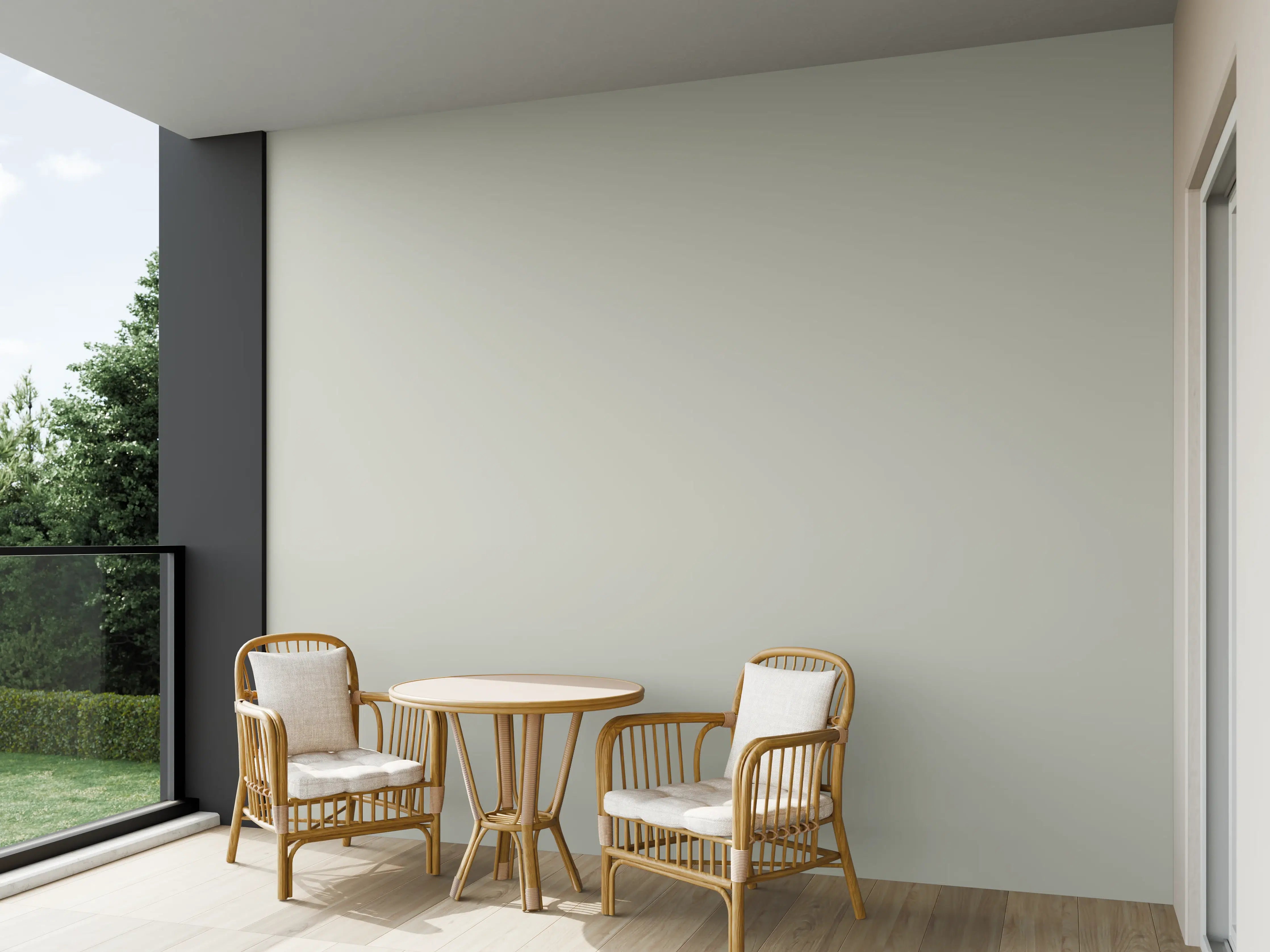 Wandverkleidung außen - RAL 7044 (Seidengrau)