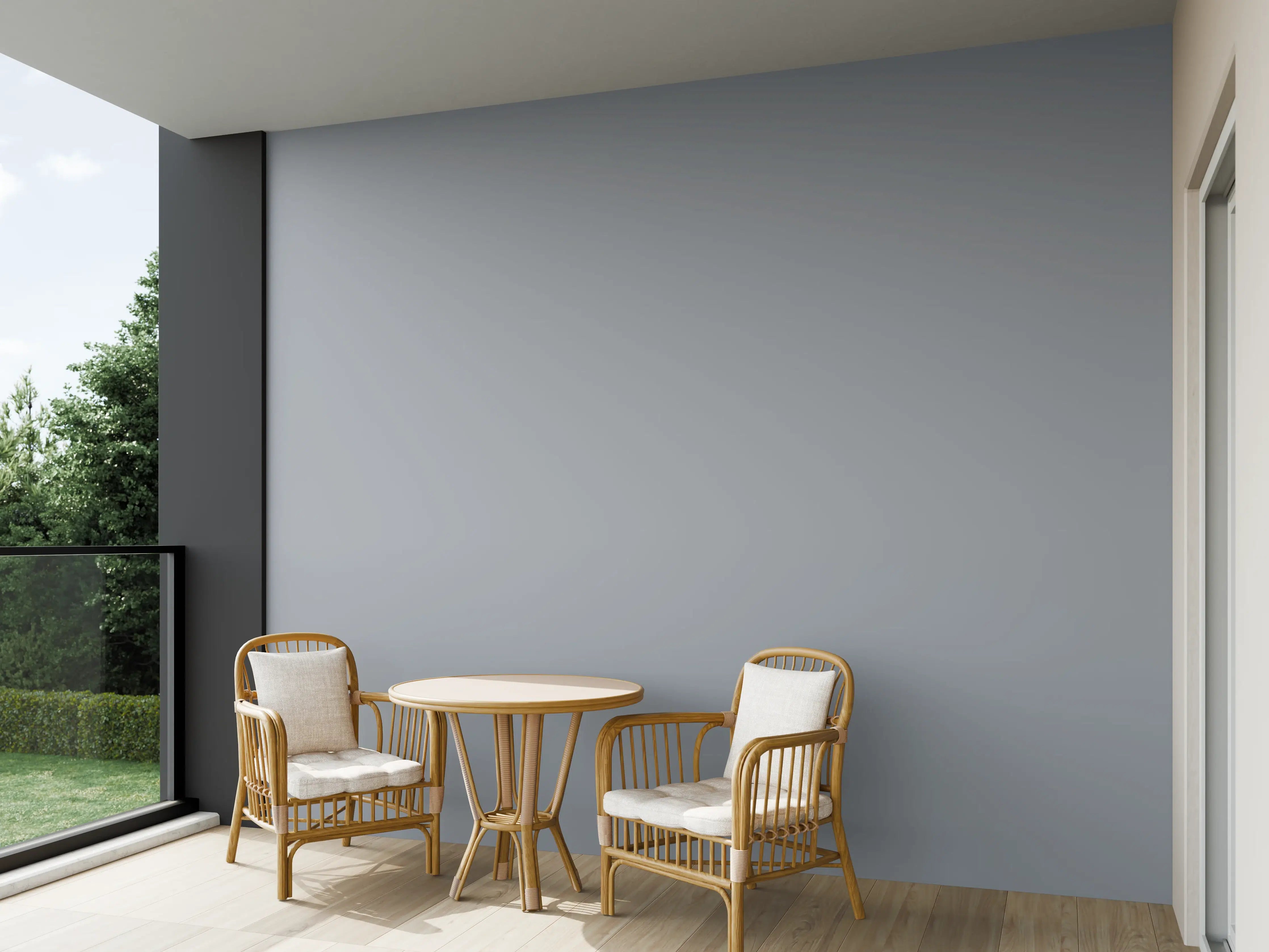 Wandverkleidung außen - RAL 7045 (Telegrau 1)