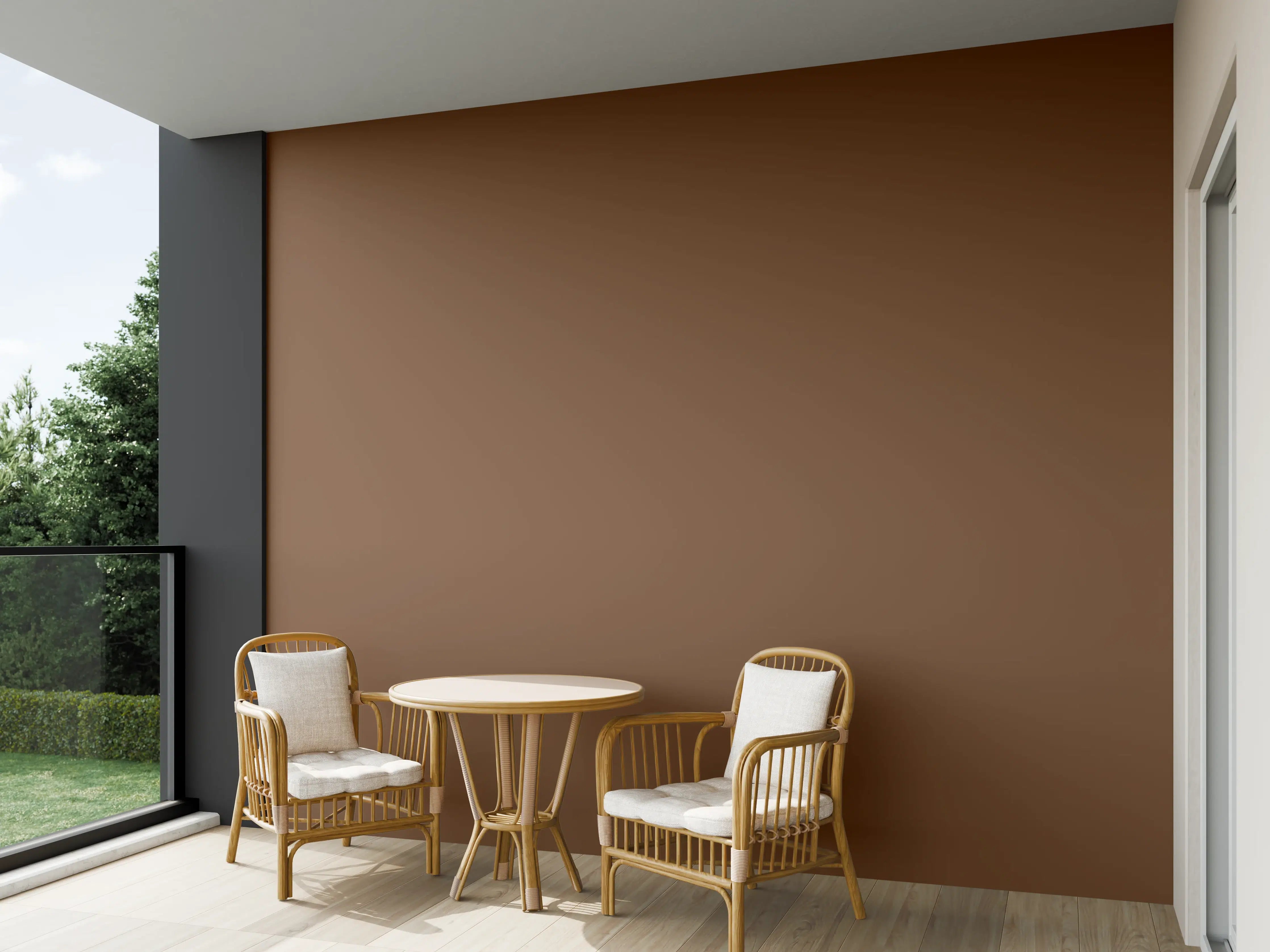 Wandverkleidung außen - RAL 8007 (Rehbraun)