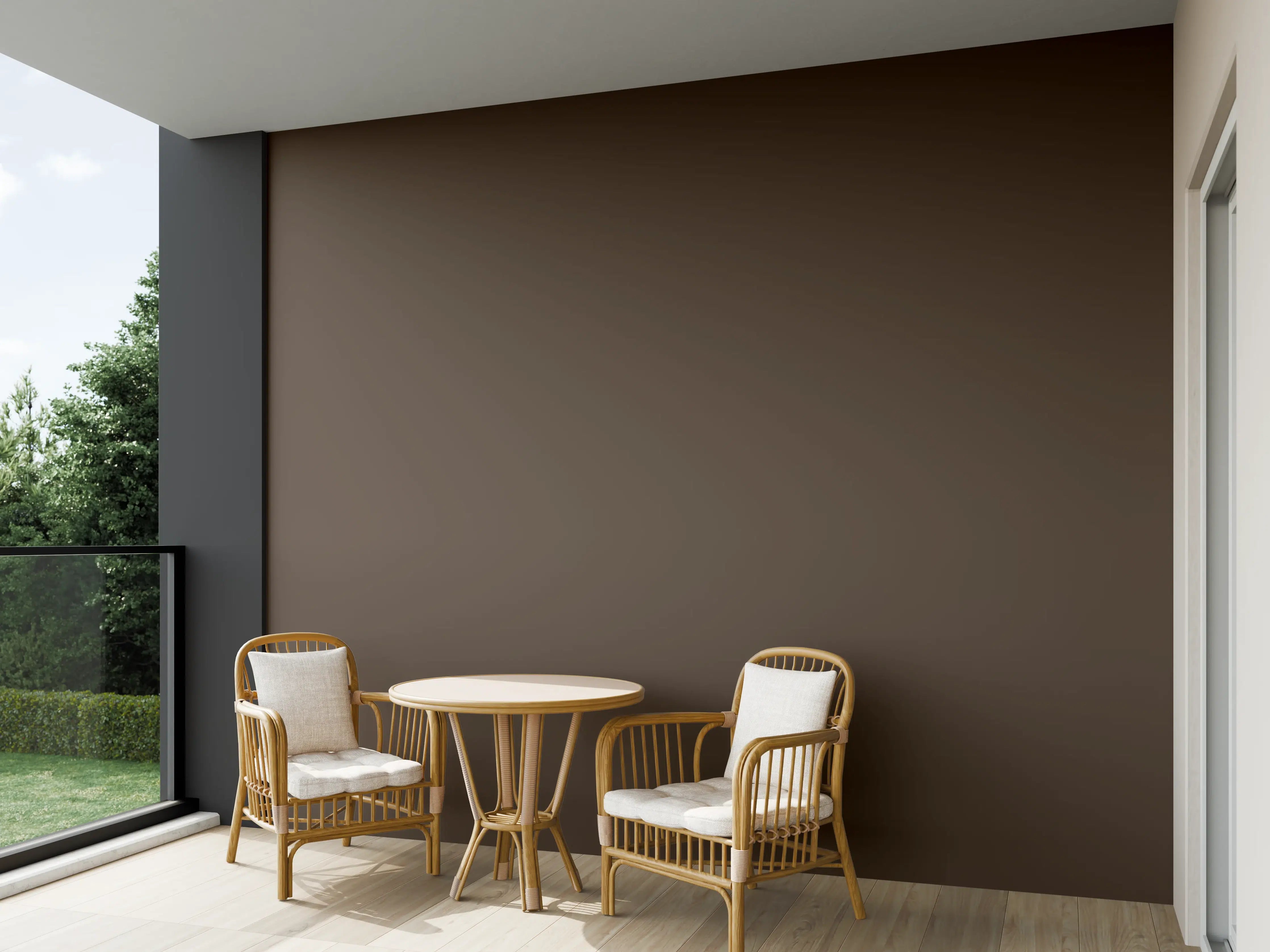 Wandverkleidung außen - RAL 8014 (Sepiabraun)