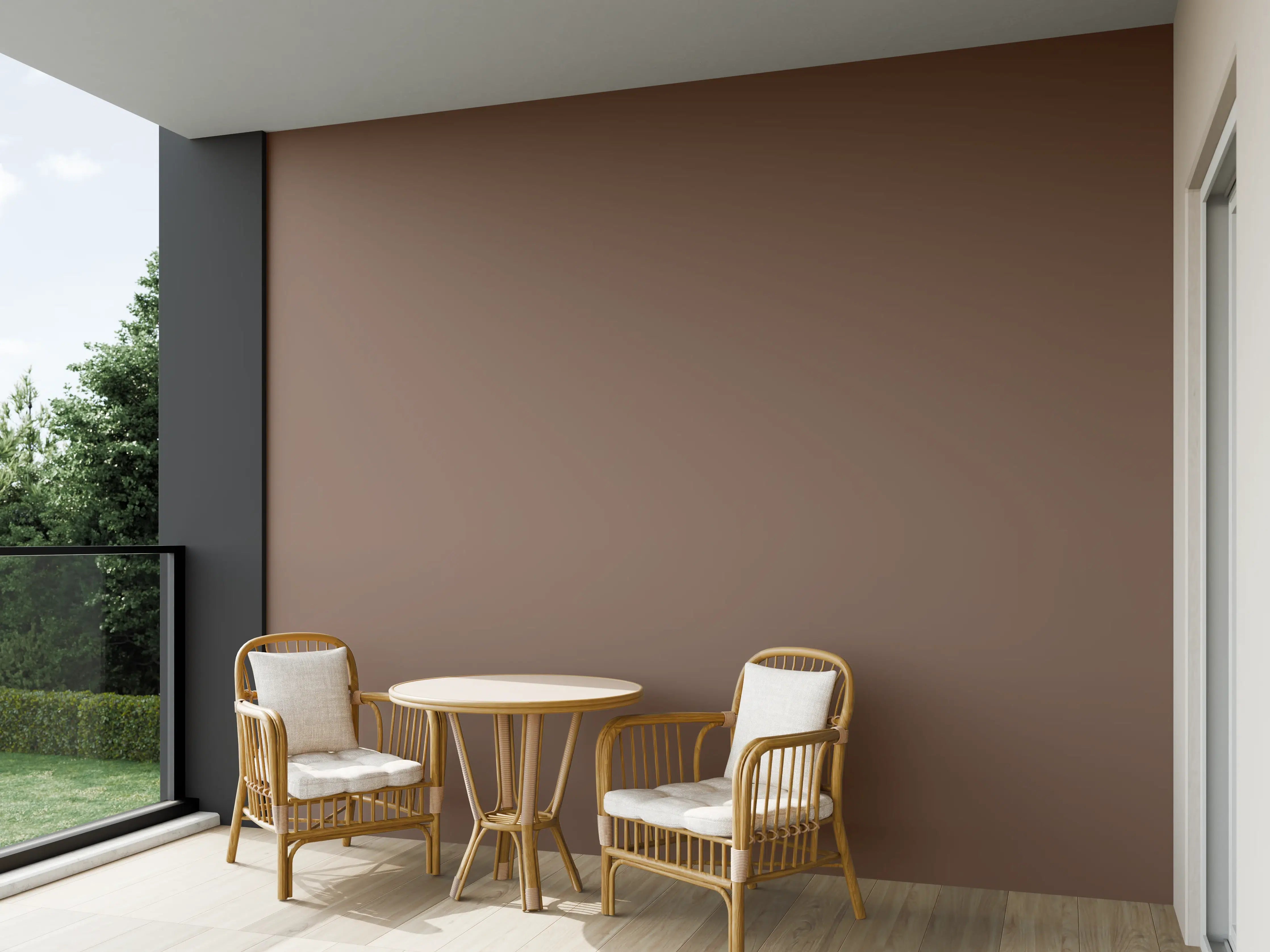 Wandverkleidung außen - RAL 8025 (Blassbraun)