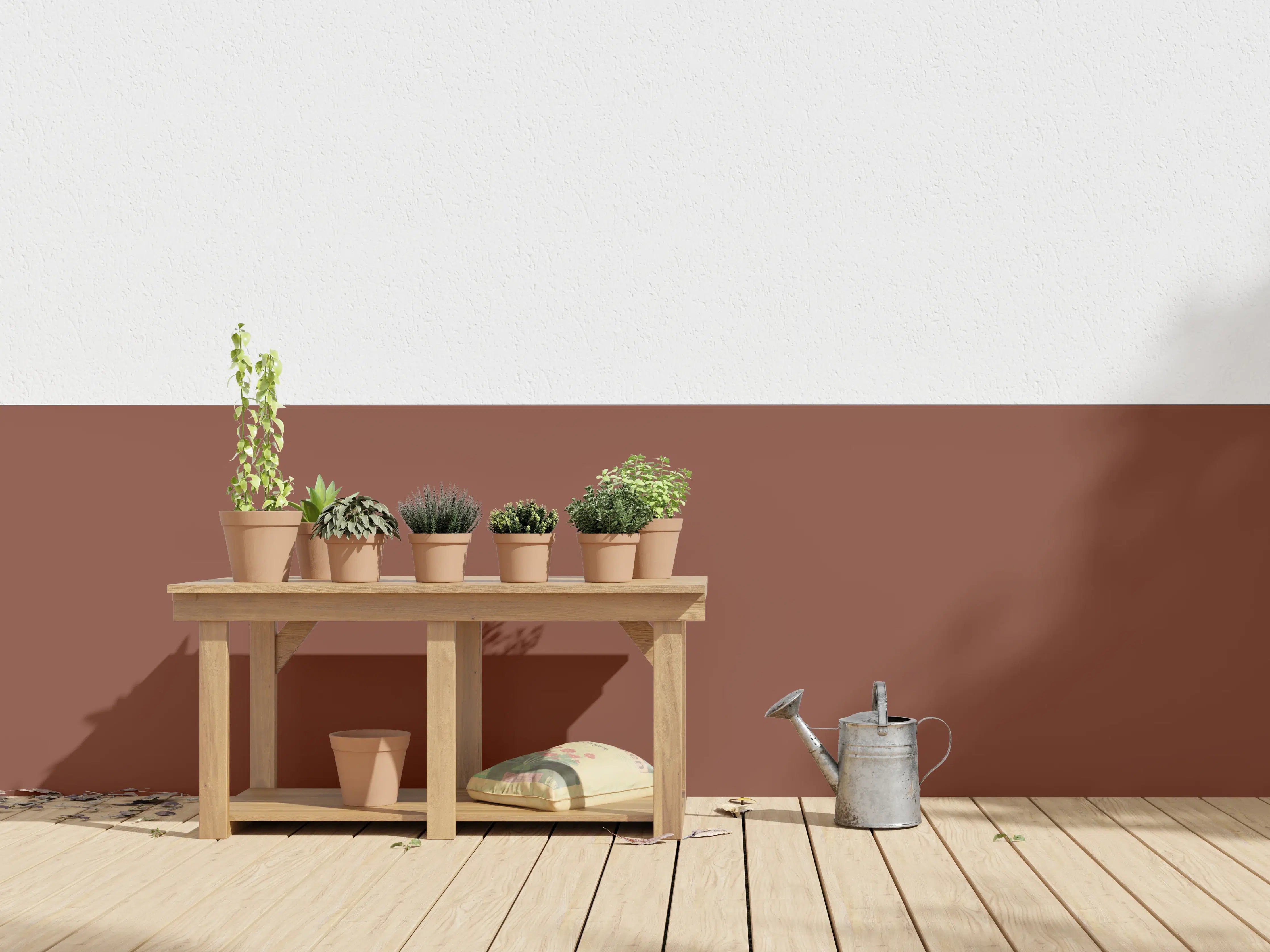 Wandverkleidung außen - RAL 8029 (Perlkupfer)