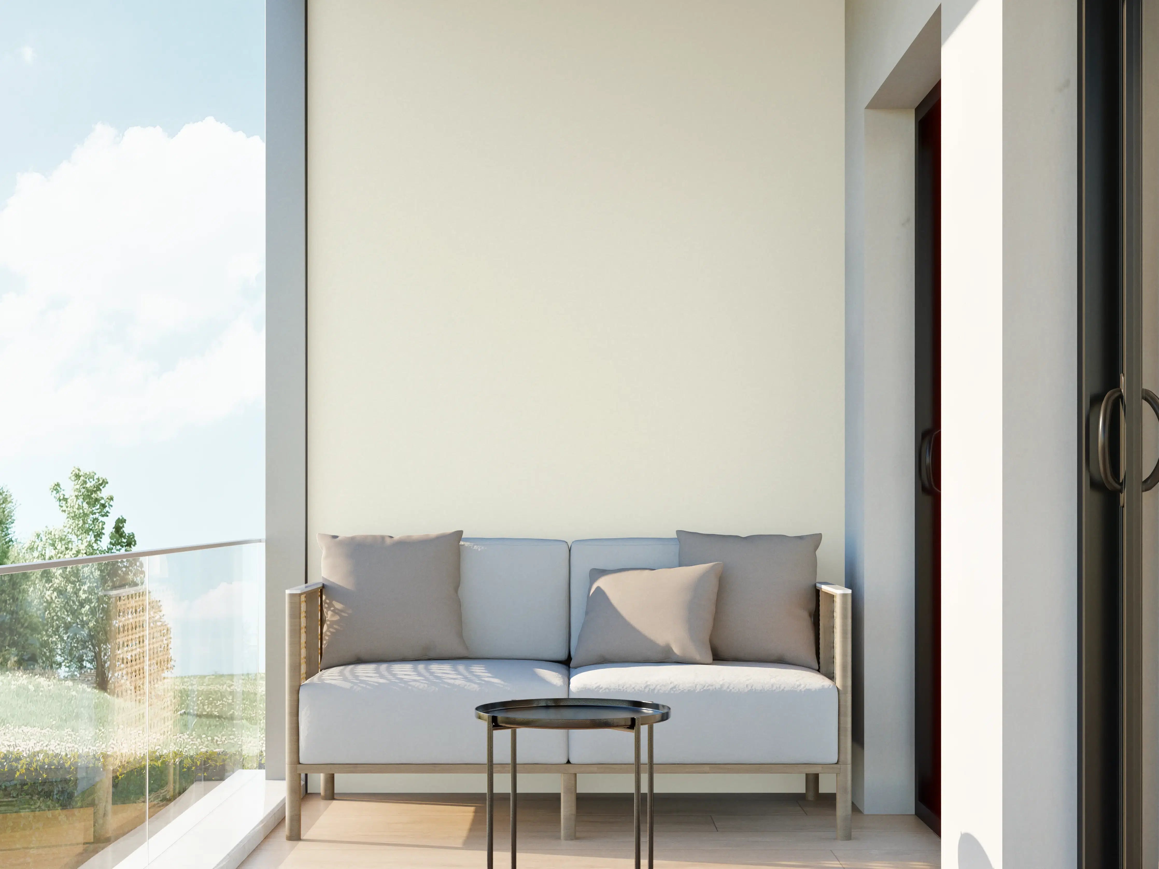 Wandverkleidung außen - RAL 9001 (Creme)